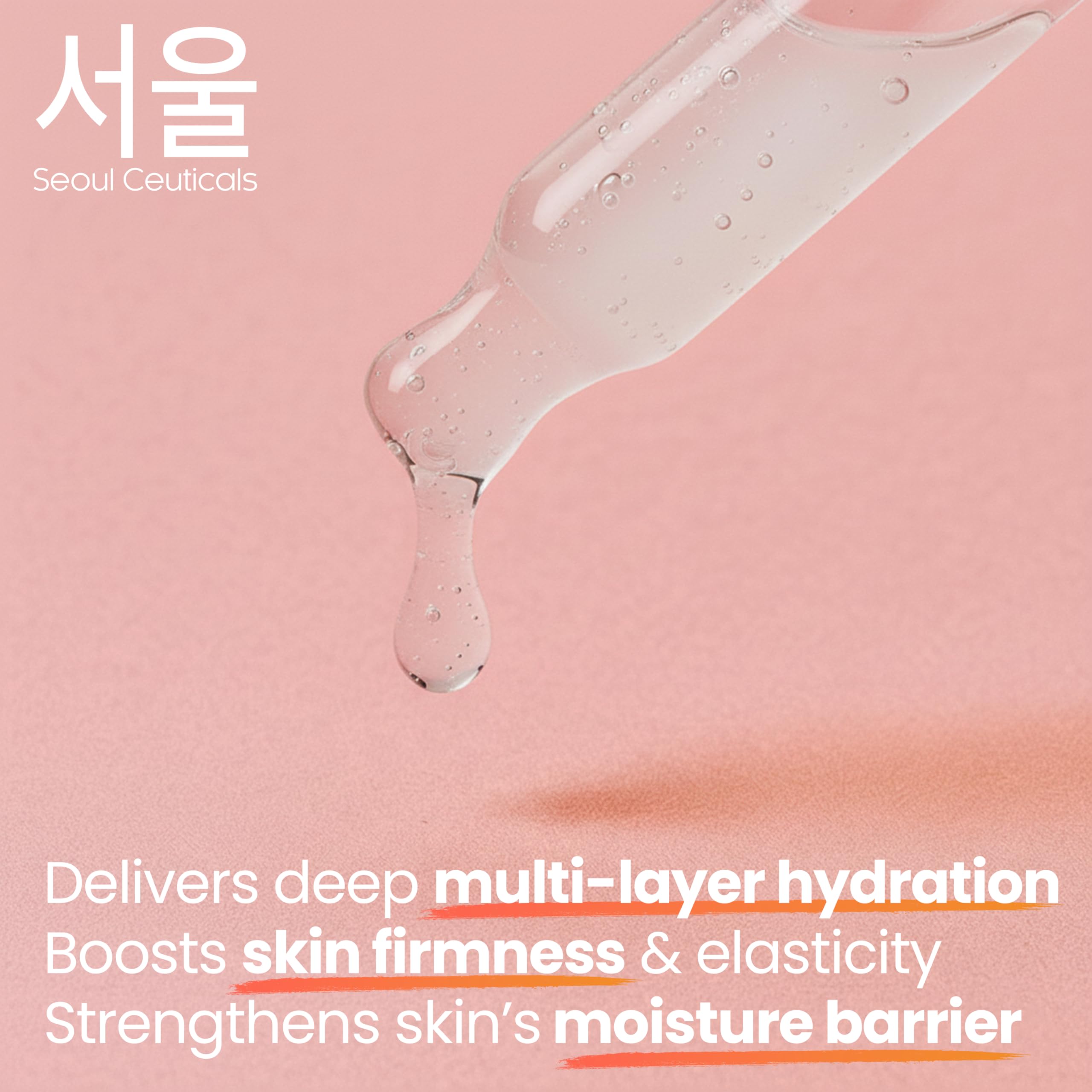 SeoulCeuticals Korean Hyaluronic Acid Serum for Face with - SeoulCeuticals Official Product Imagery - 8