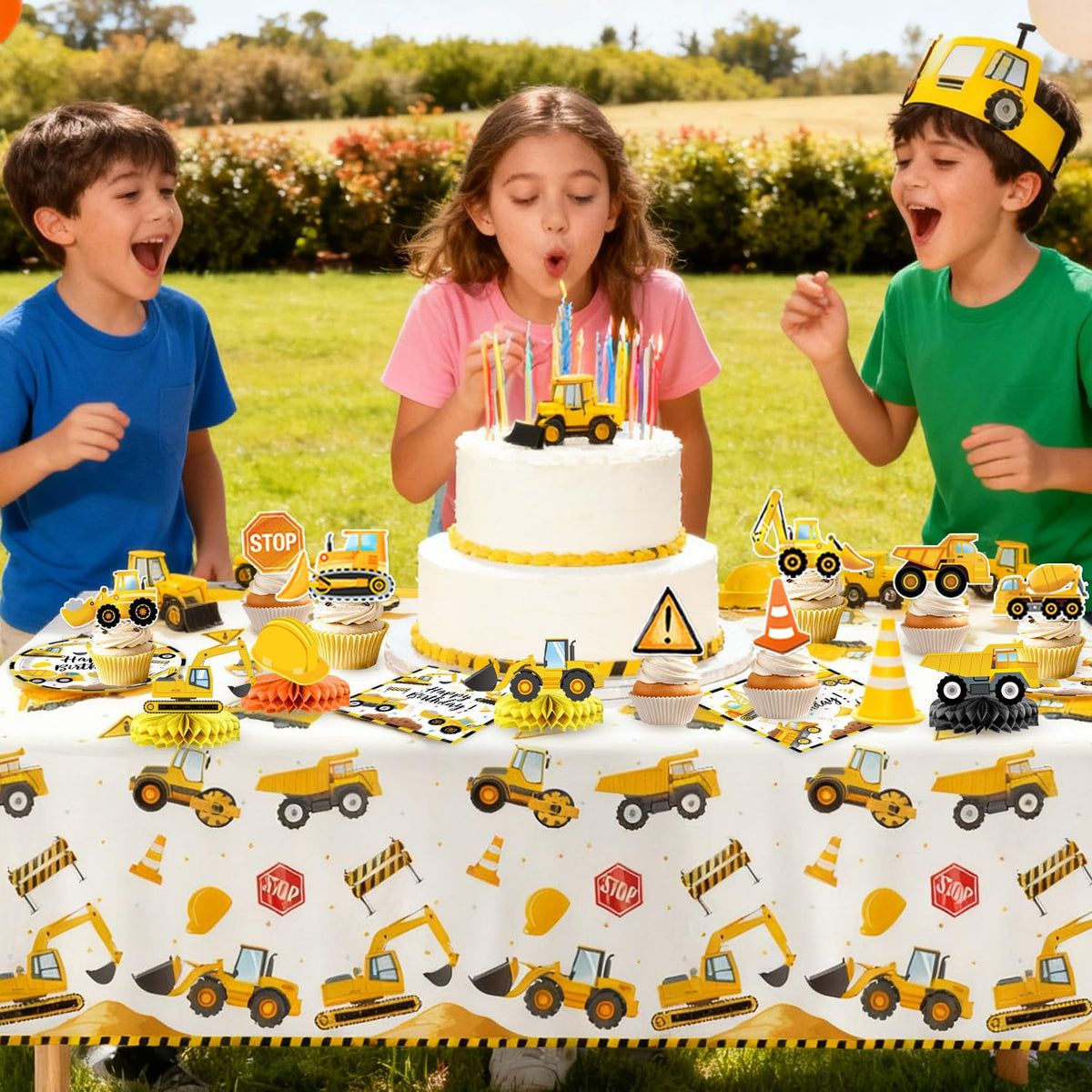 Construction Birthday Party Supplies - Oigco Official Imagery - 7