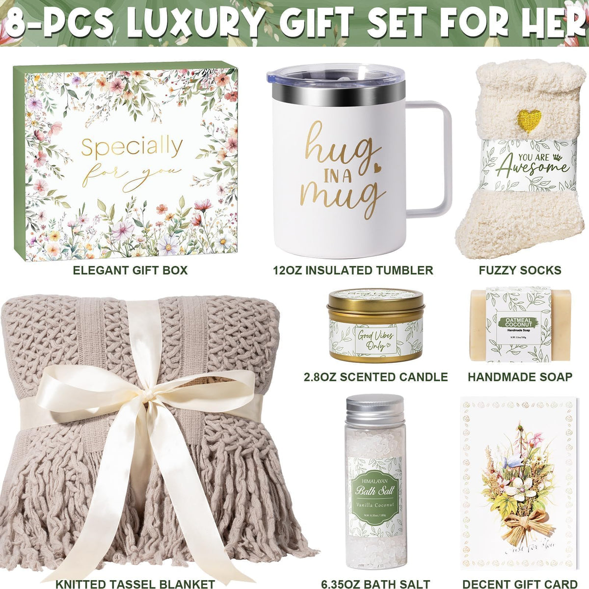 Self Care Get Well Soon Gift Baskets for Women Birthday - MAYICIVO Official Imagery - 3