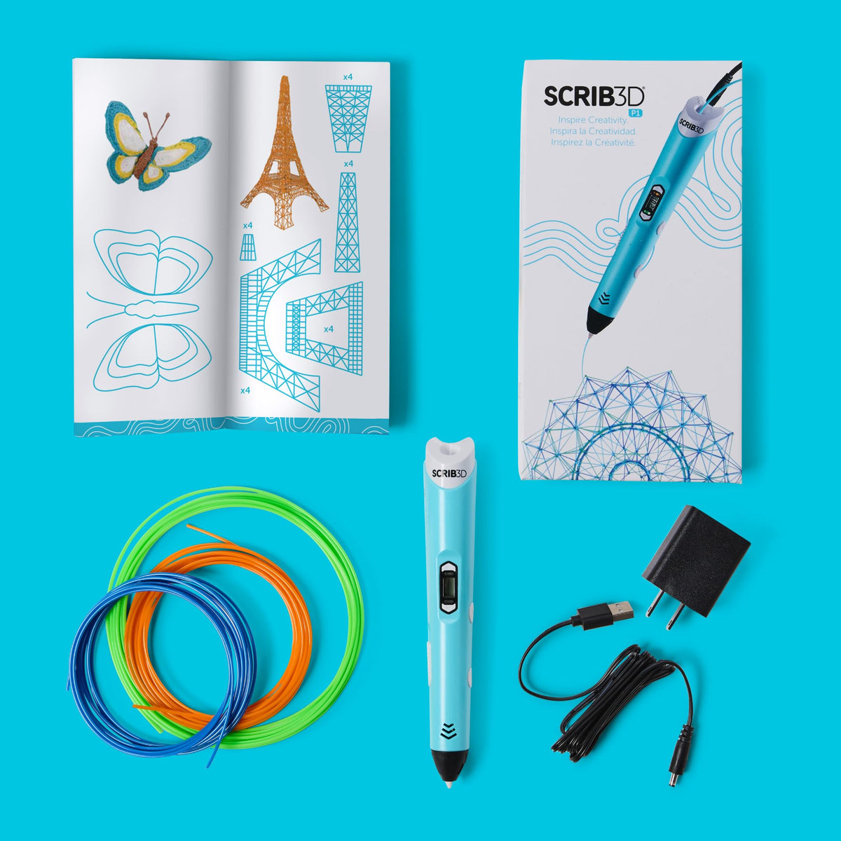 SCRIB3D P1 3D Printing Pen with Display - SCRIB3D Official Imagery - 6