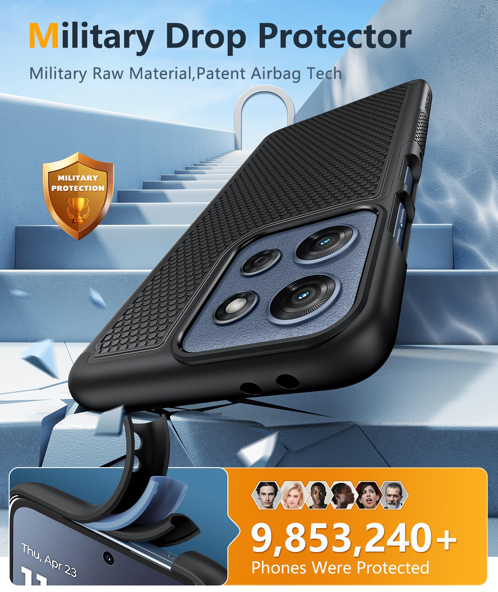 FNTCASE for Moto G 2026/2025 Phone Case: Dual Layer Non Slip S... - FNTCASE Official Product View 5