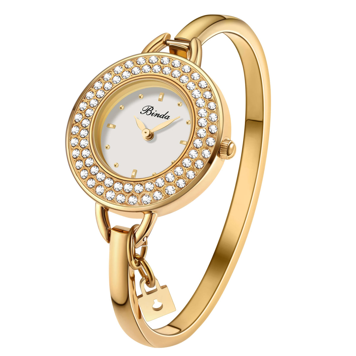Bangle Watches For Women Stainless Steel Cuff Bracelet - LAVINORIA Official Imagery - 7