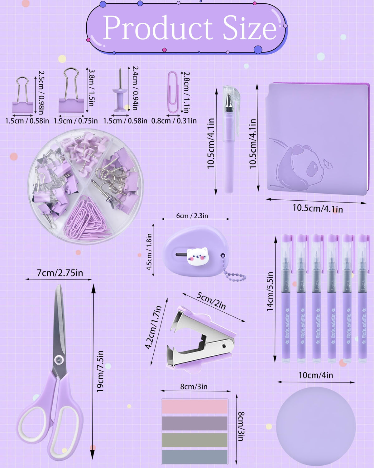 Purple Desk Accessories and Organizers with Desk Organizer - Vamrak Official Imagery - 7