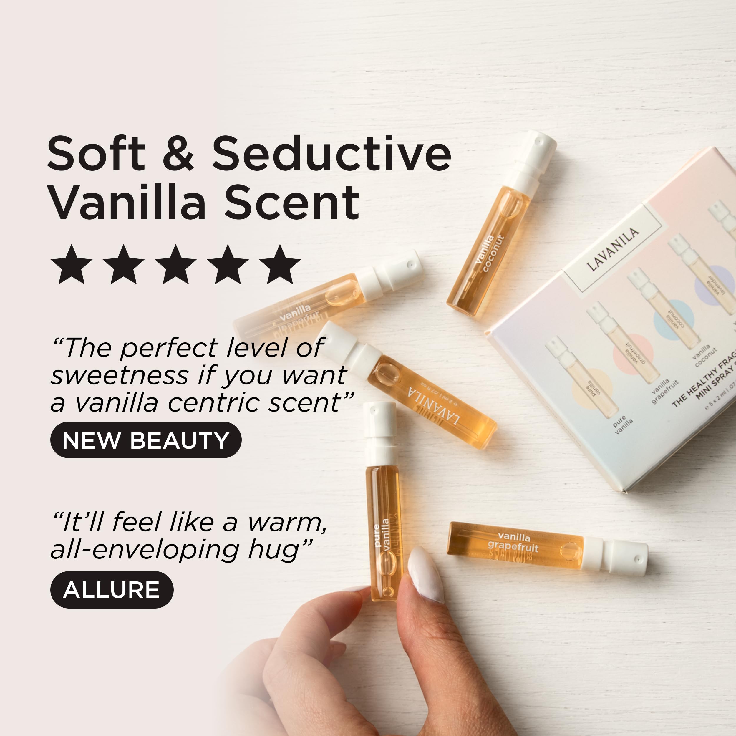 Lavanila Vanilla Perfume Sampler Set for Women 2mL Each - Lavanila Official Imagery - 7