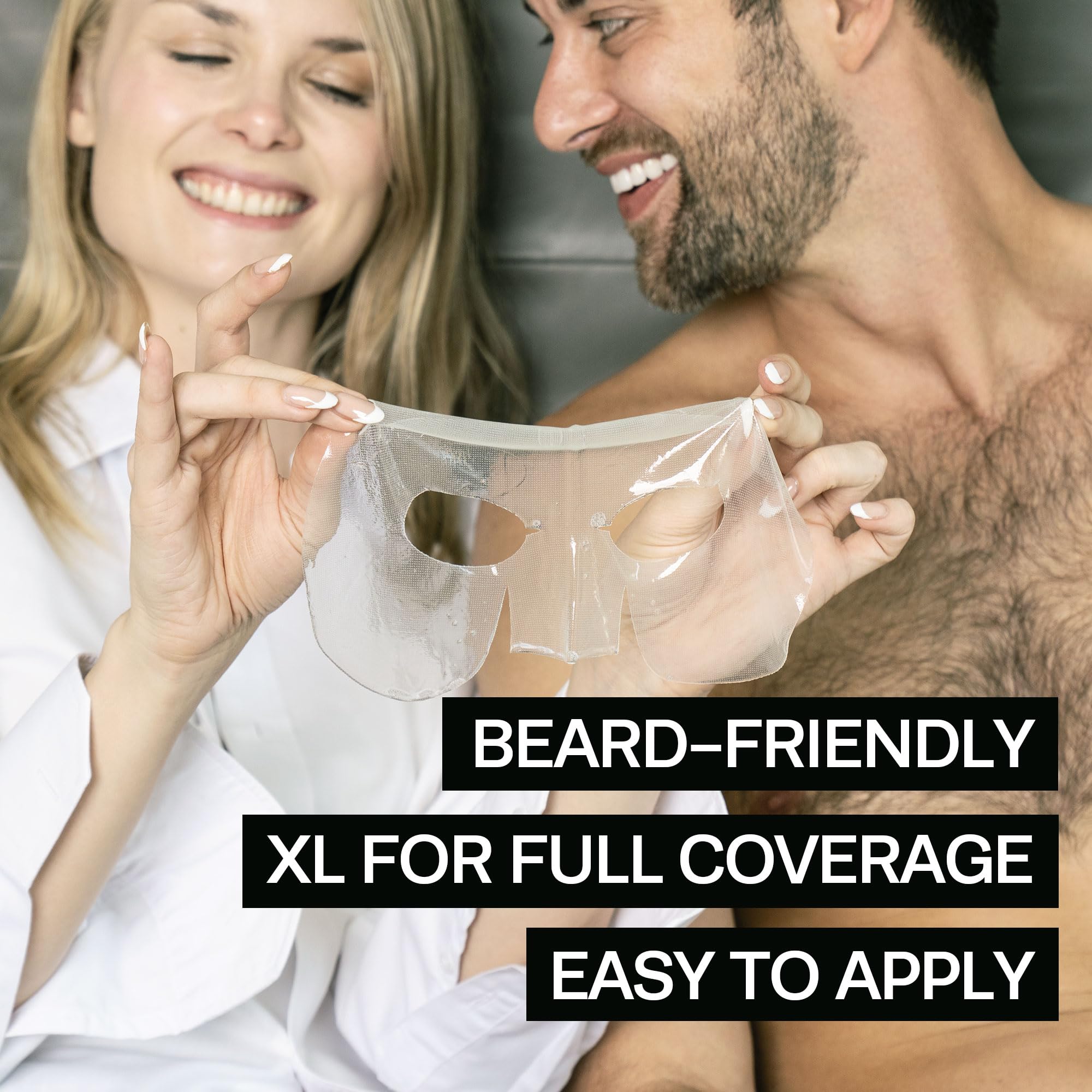 Men’s Revitalizing Hydrogel Face Sheet Mask Set, 5ct. - HommeFace