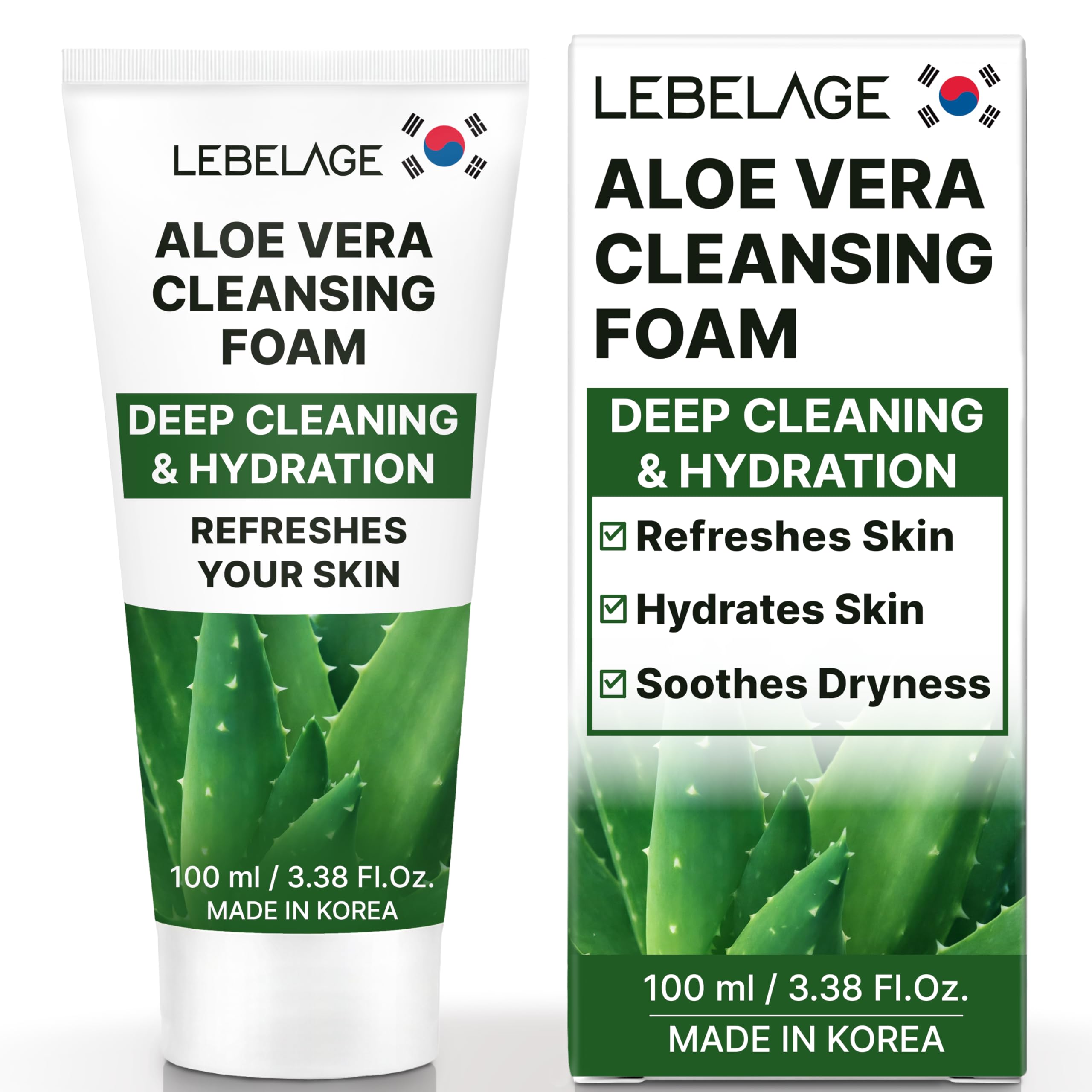 LEBELAGE Korean Snail Facial Cleanser 3.38 oz - LEBELAGE