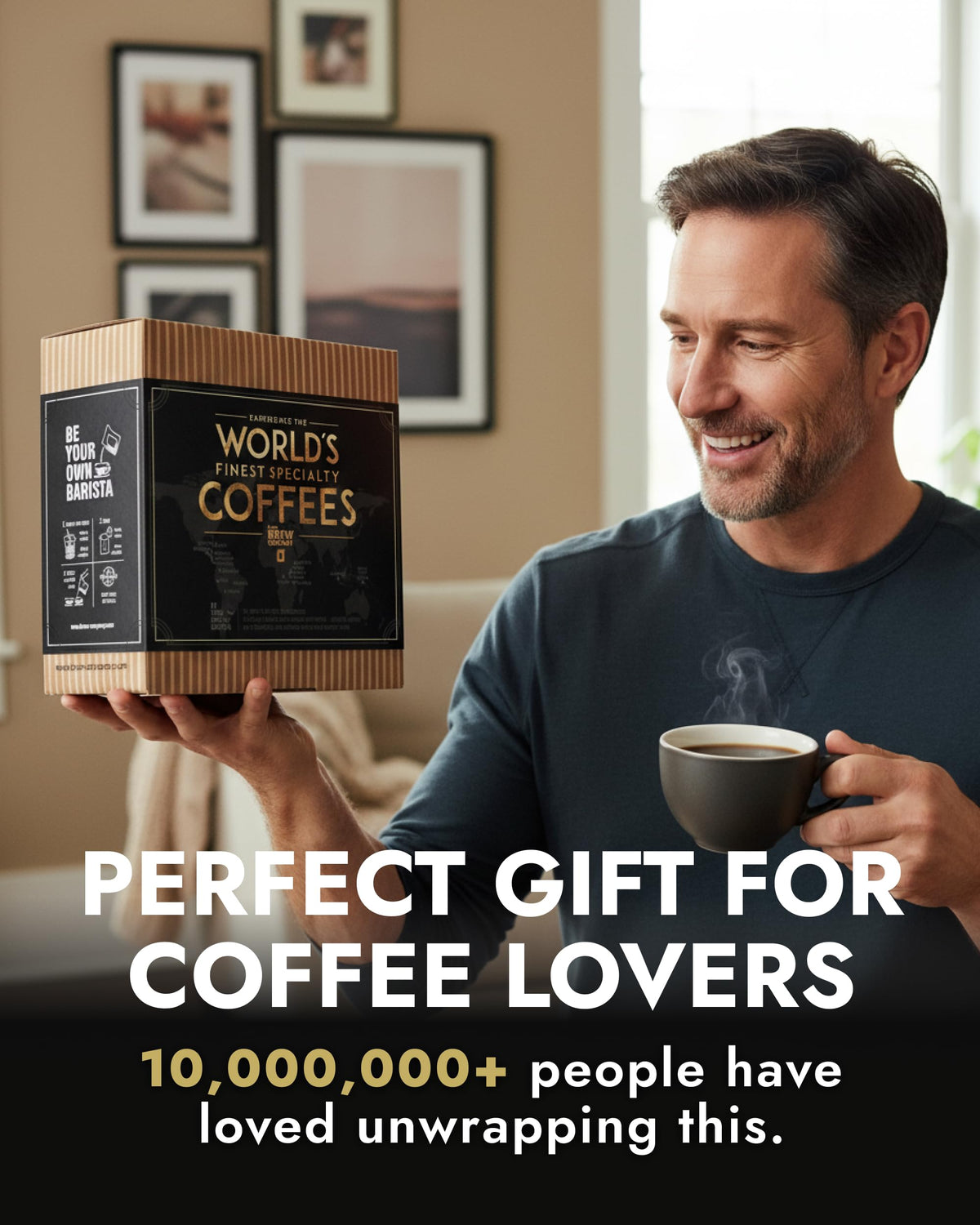 Original Gourmet Coffee Gifts for Men Women with 7 World s - Grower's Cup Official Imagery - 3