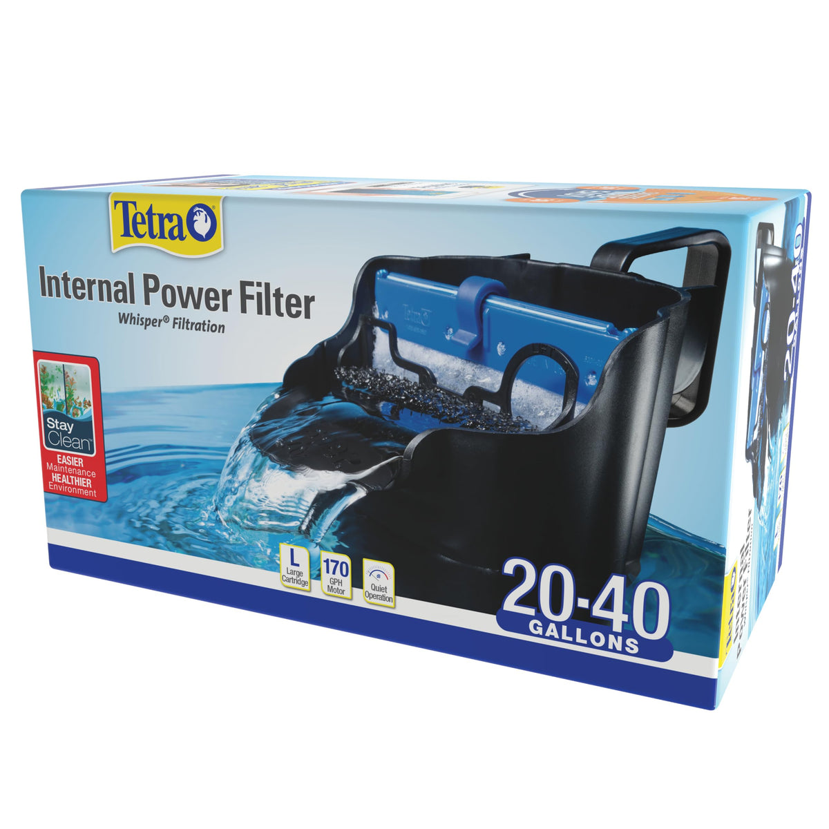 Tetra Whisper 170 GPH Internal Power Aquarium Filter - Tetra Official Imagery - 8