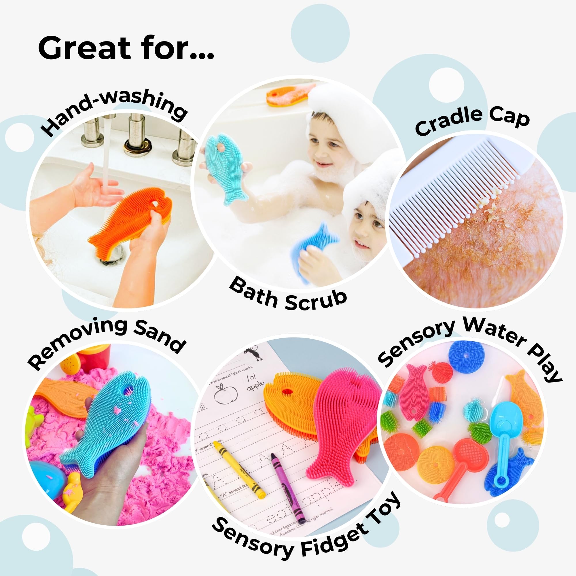 Innobaby Bathin' Smart Silicone Bath Scrub for Babies Toddlers and Adults in - Innobaby Official Product View 6