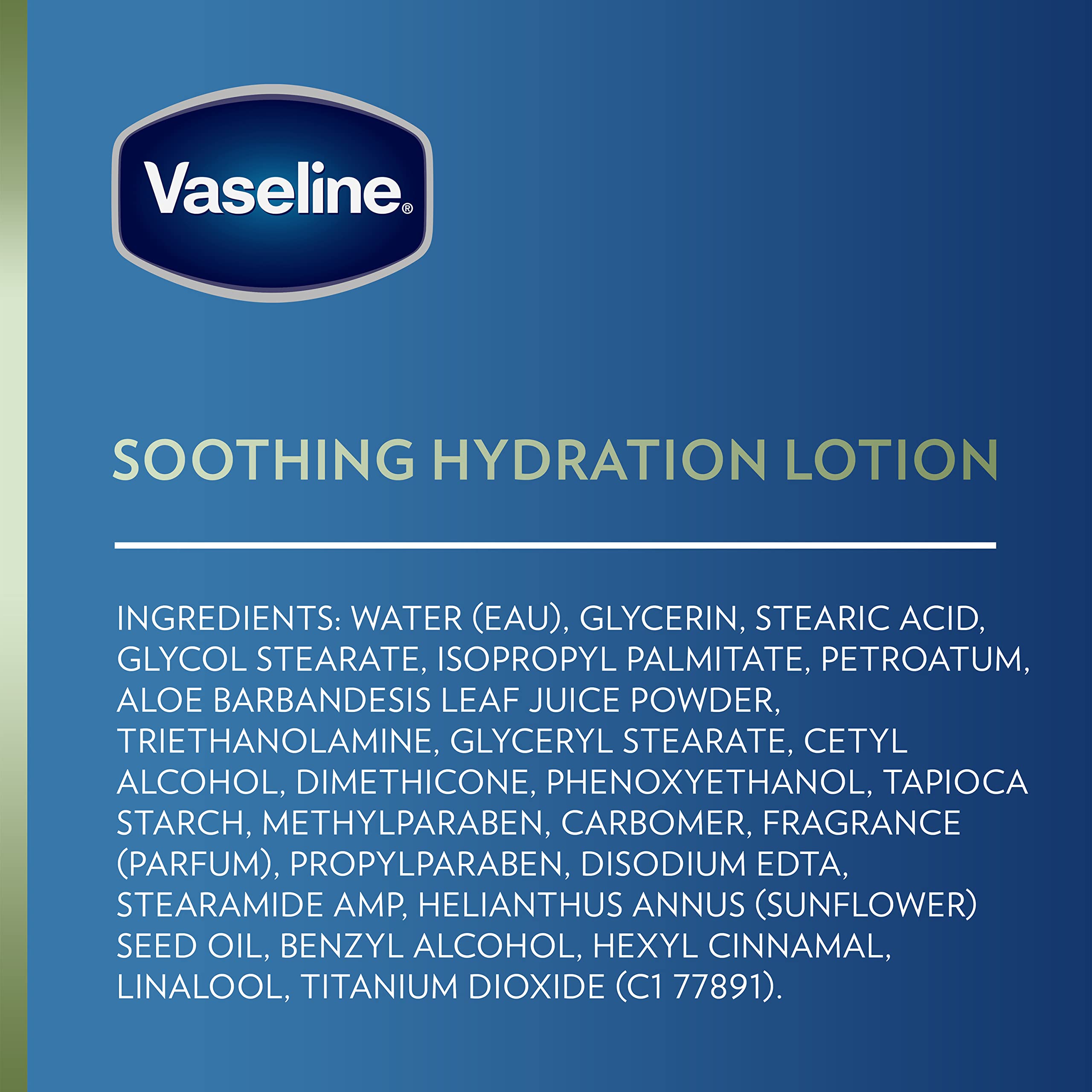Vaseline Soothing Hydration 2-Pack – Intensive Care Moisturizing Hand and Body Lotion with Aloe, Ultra-Hydrating Lipids, 48 Hours of Moisture, 10 Oz Ea - Elefair Tech Official Product View 10