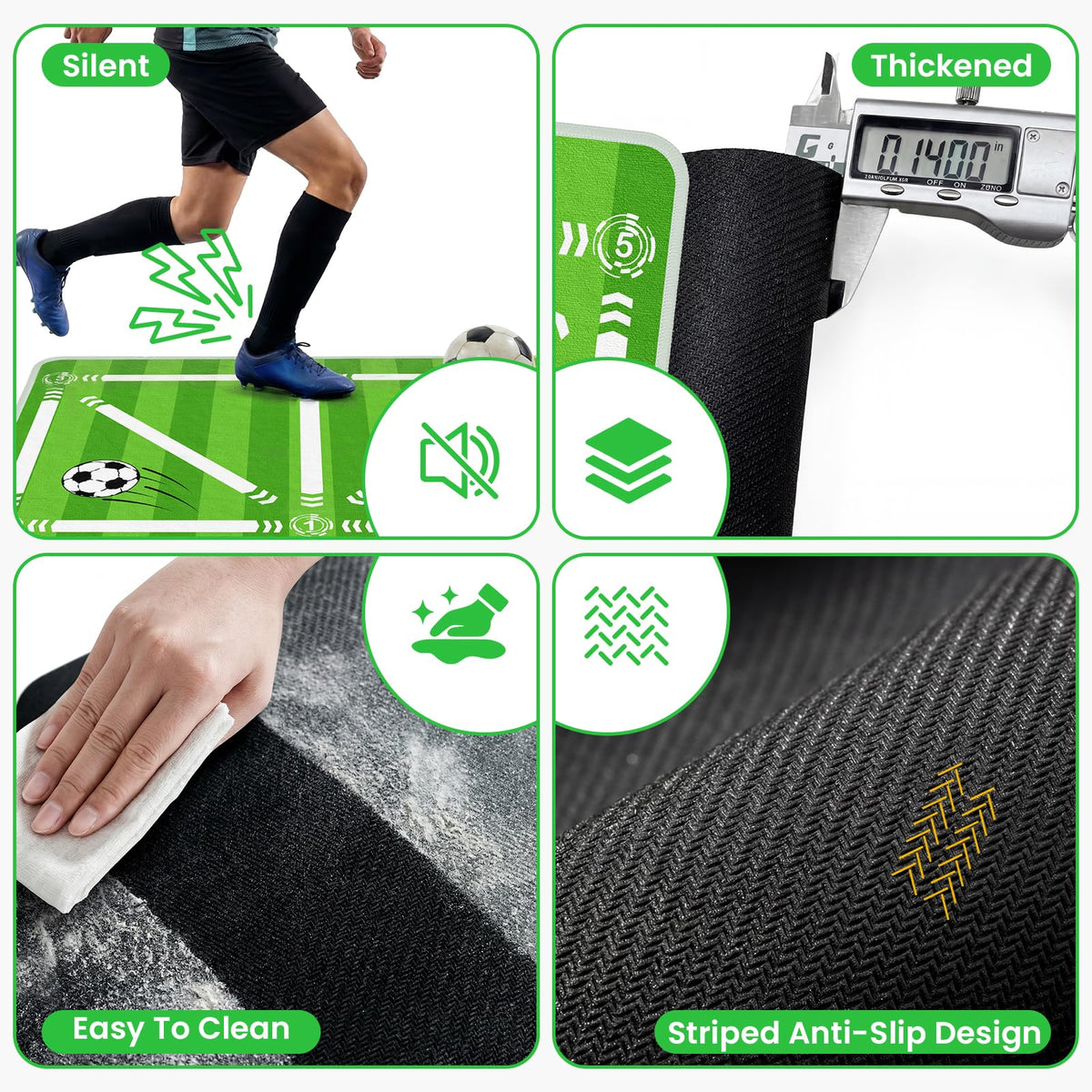 Soccer Training Mat Soccer Training Equipment with Storage - Sawiei Official Imagery - 6