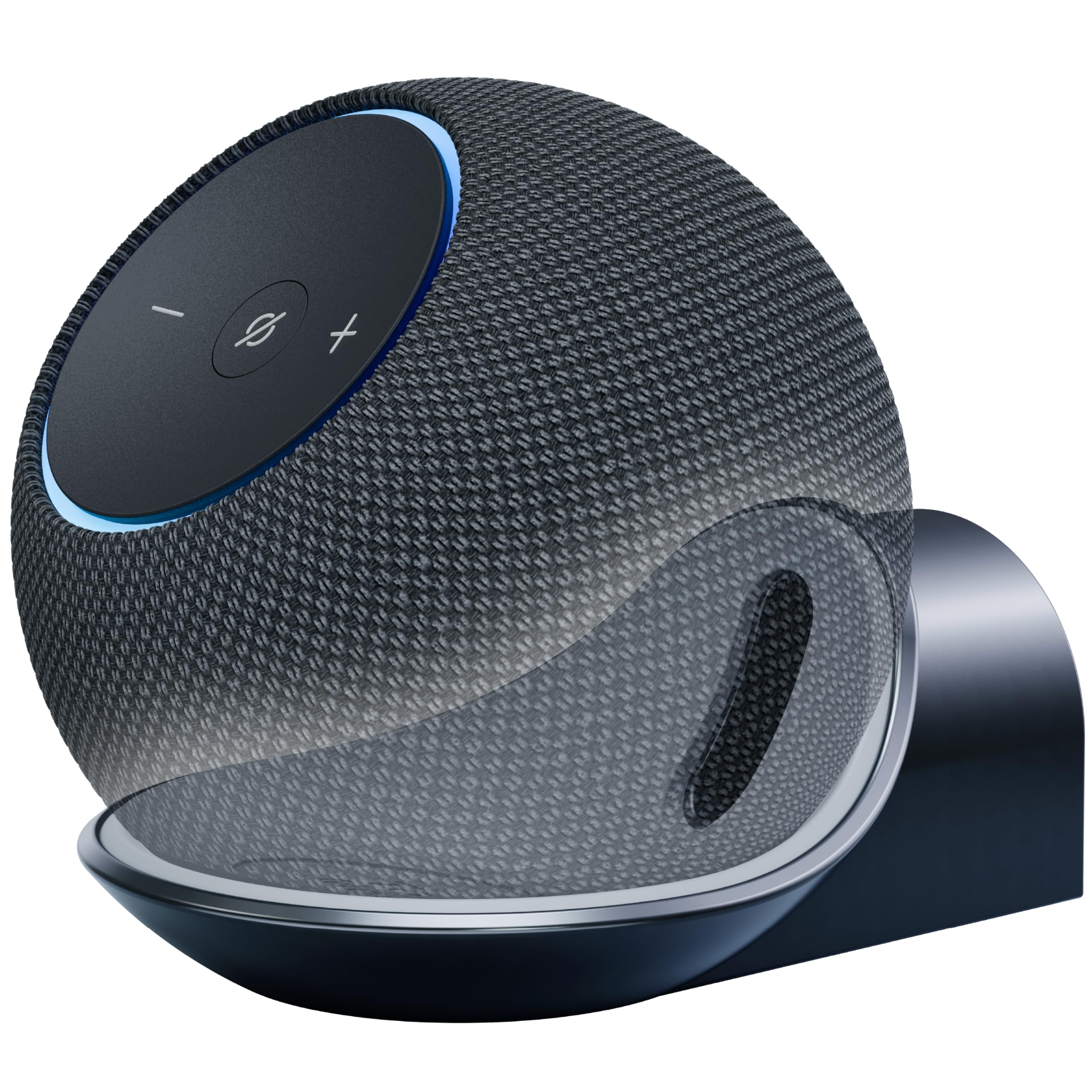 TotalMount – Premium Wall Mount for Echo Dot MAX, HomePod Mini, a by TotalMount - Angle View 1