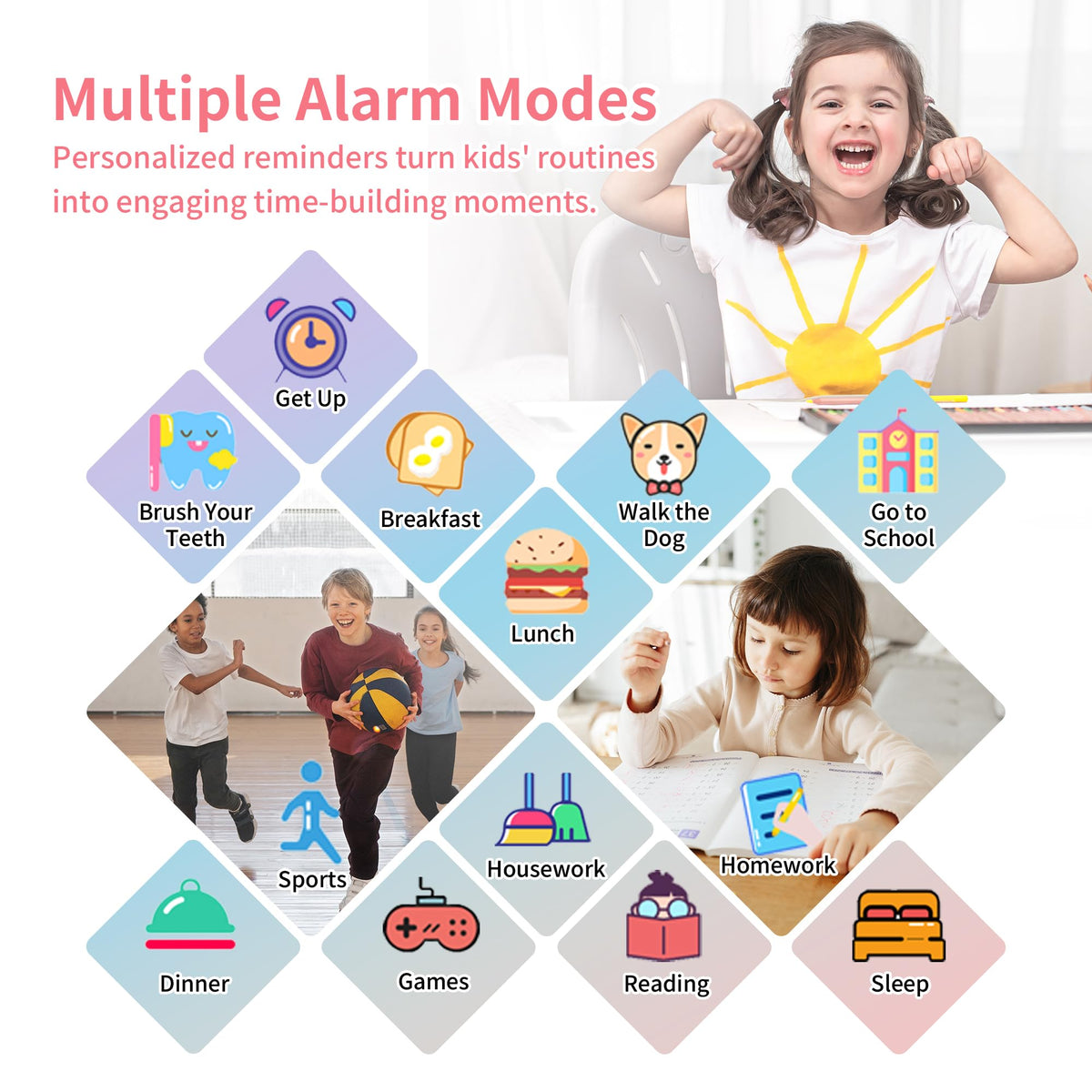 Tixpc Kids Smart Watches Girls with Camera Music Player - Tixpc Official Imagery - 7