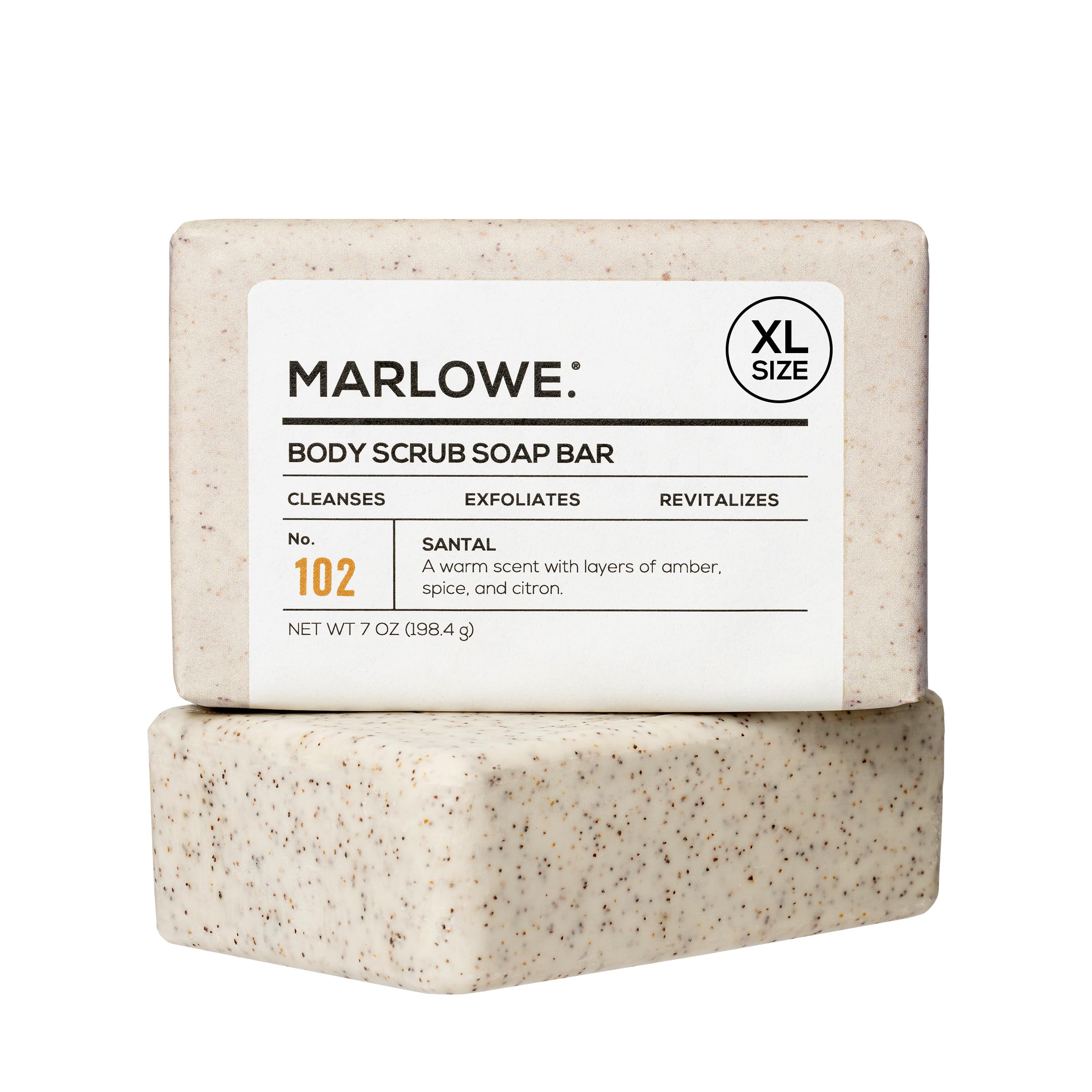 MARLOWE. Body Scrub Soap, Exfoliating Soap Bar, Santal - MARLOWE. Official Product View 2