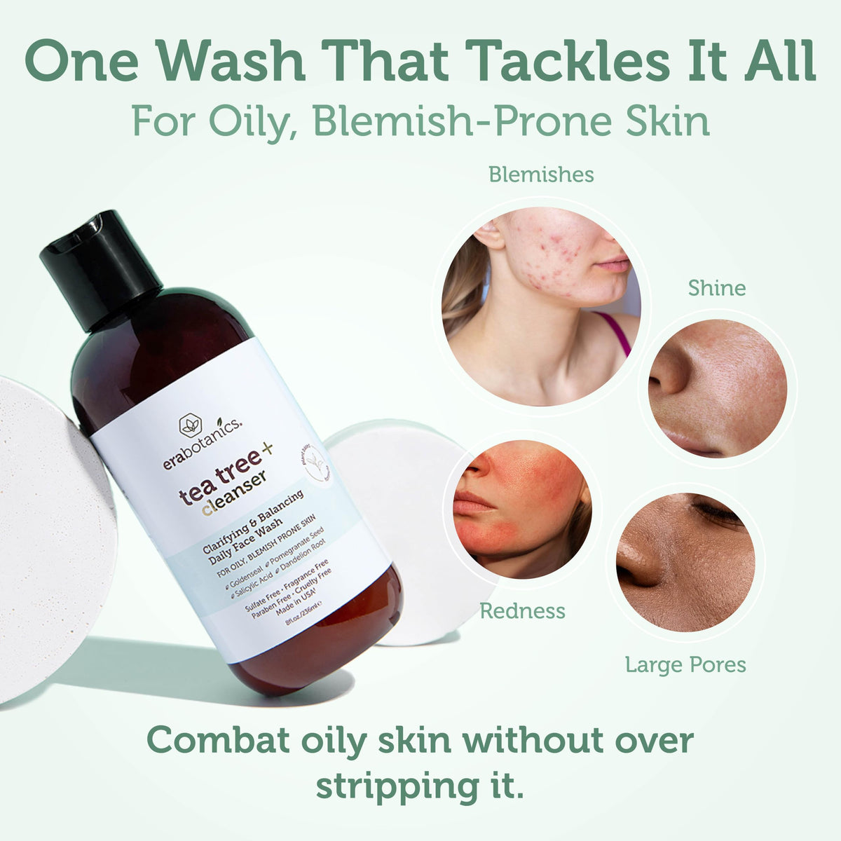 Era Organics Tea Tree Oil Face Wash - Era Organics Official Imagery - 3