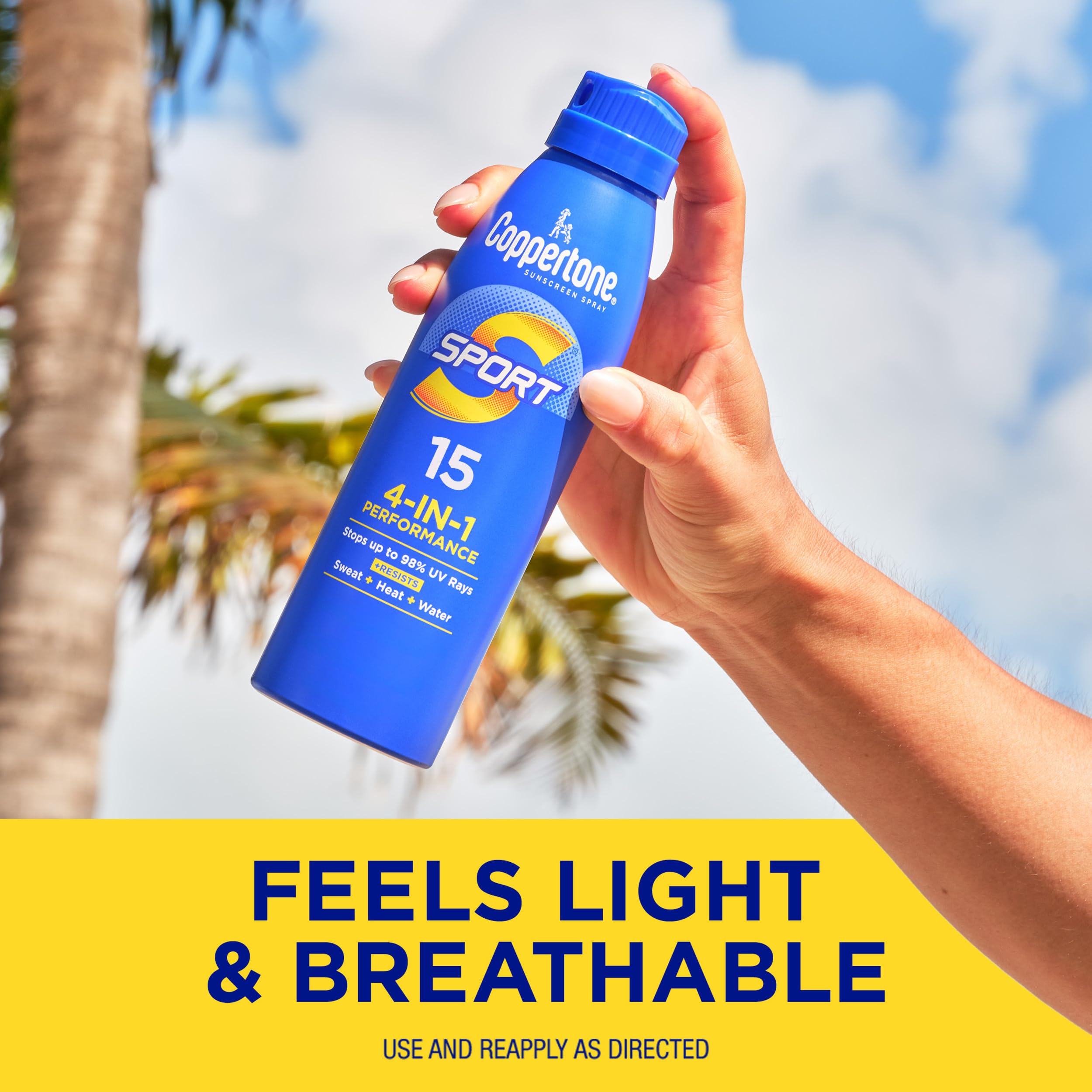 Coppertone SPORT Sunscreen Spray SPF 100, 5.5 FL OZ - Coppertone Official Product View 7
