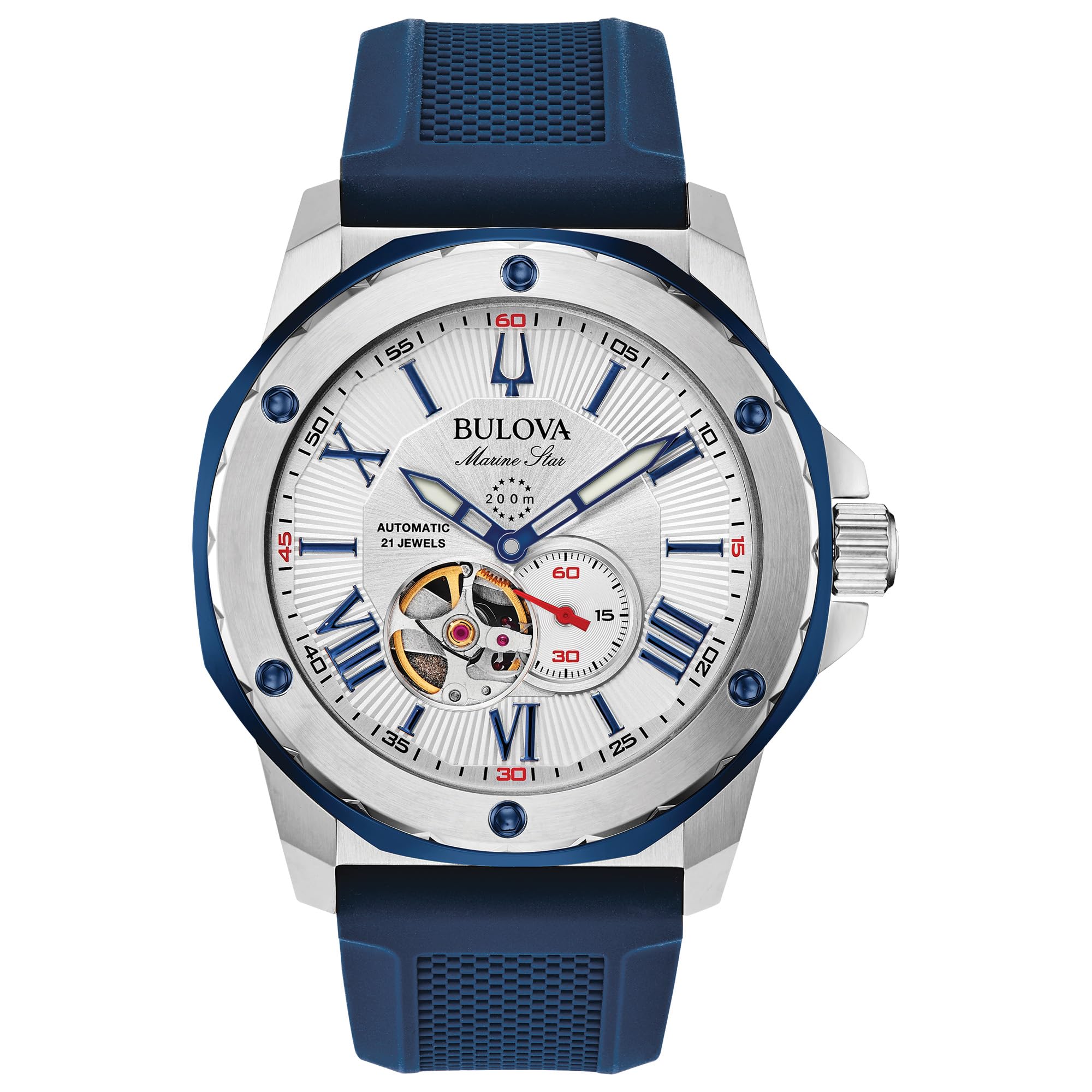 Bulova Men's Marine Star 'Series A' Automatic Stainless Steel Case wit - View 1