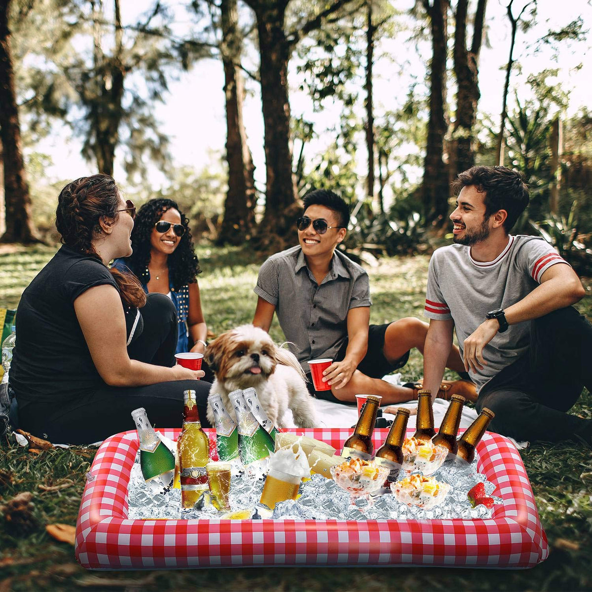 Inflatable Ice Buffet Bar for Outdoor Picnics Parties Get - KOCASO Official Imagery - 7