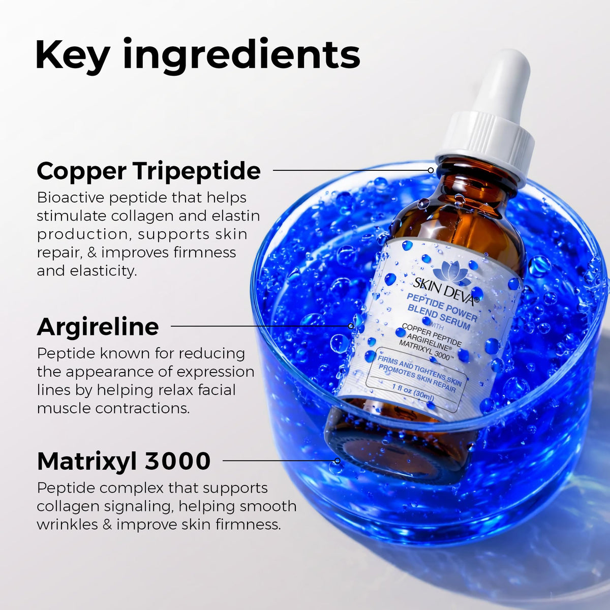 Skin Deva Copper Peptide Face serum with Argireline and - SKIN DEVA Official Imagery - 5