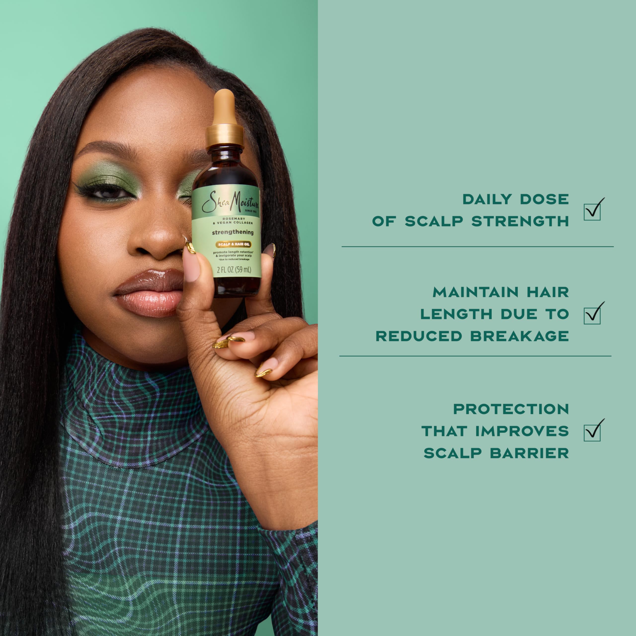 Elefair Tech Shea Moisture Strengthening Scalp & Hair Oil Rosemary & Collagen - Elefair Tech Official Product View 5