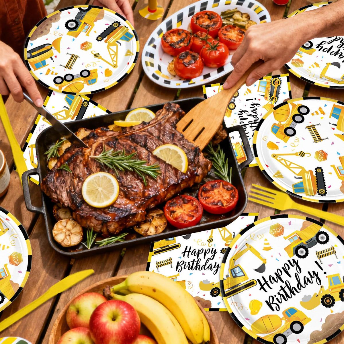 Construction Birthday Party Supplies - Oigco Official Imagery - 5