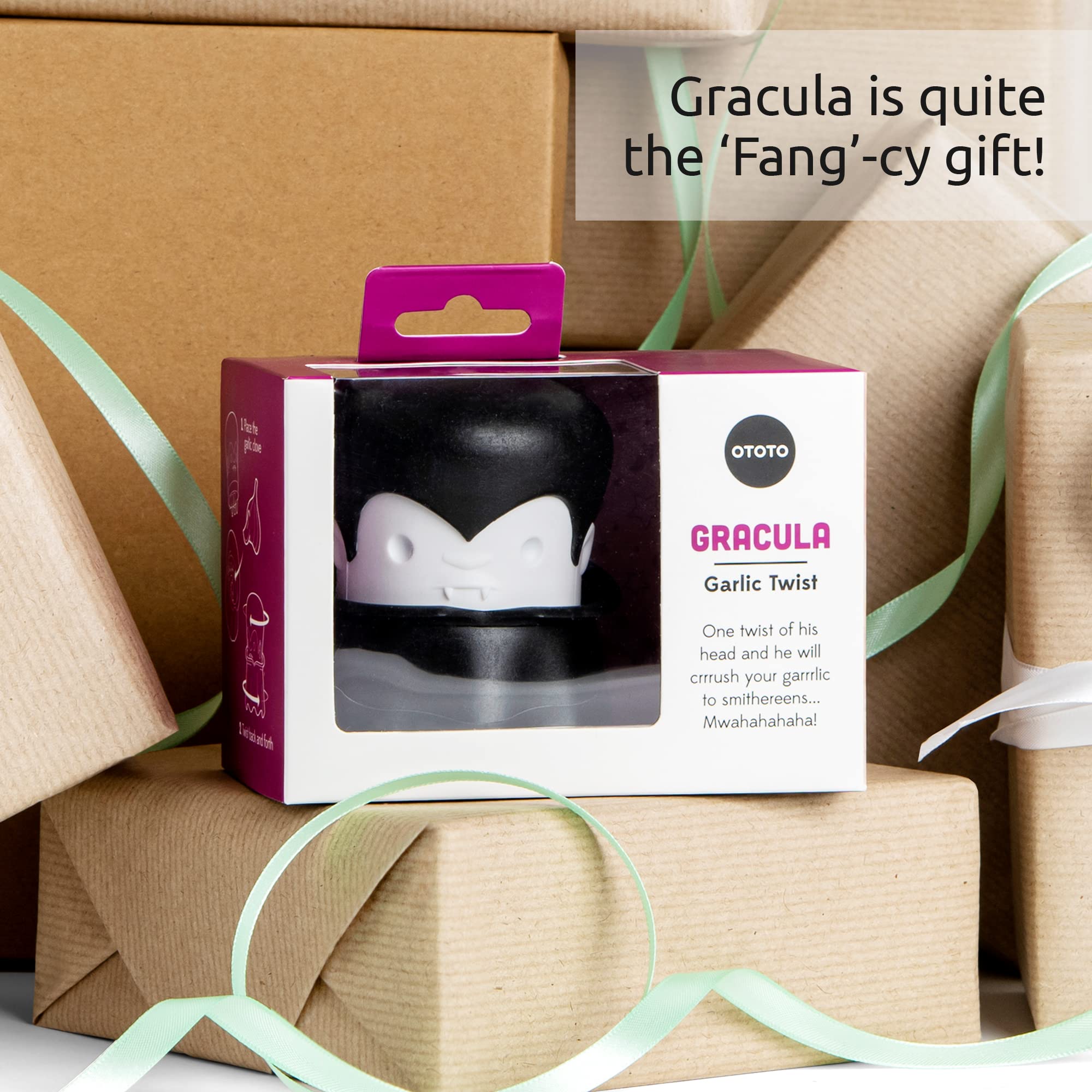 OTOTO Gracula Garlic Press, Garlic Crusher, Garlic Mincer, Also for Gi - View 7