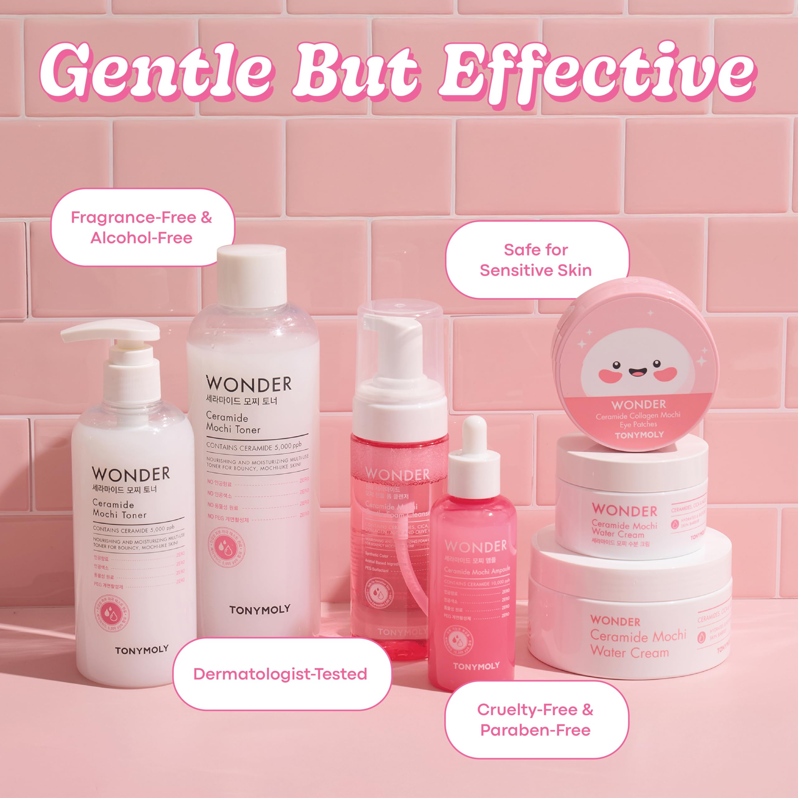 TONYMOLY Wonder Ceramide Mochi Milky Toner Hydrating Barrier - TONYMOLY Official Imagery - 6