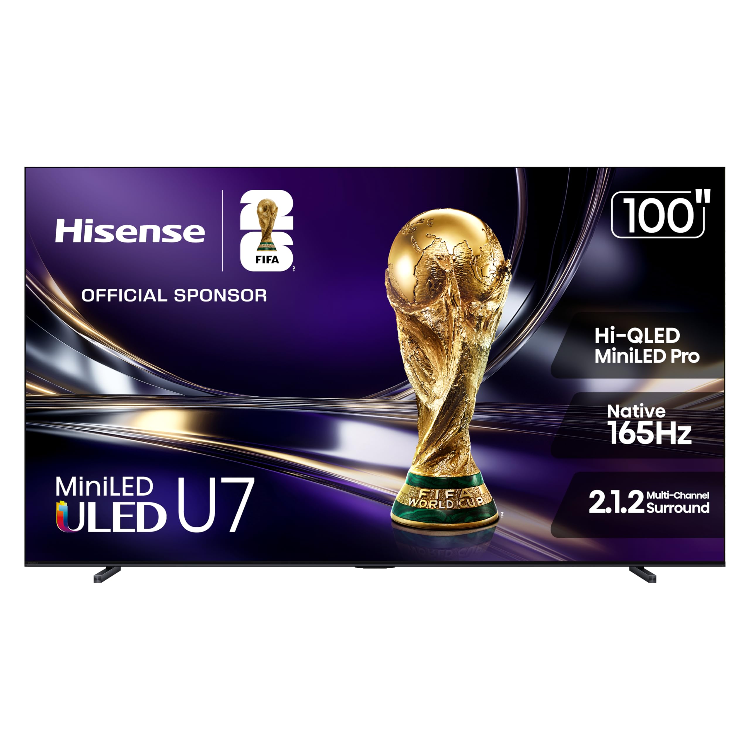 Hisense 100" U7 Mini-LED ULED 4K UHD Best Premium Gaming Smart Go - Hisense Official Product View 1