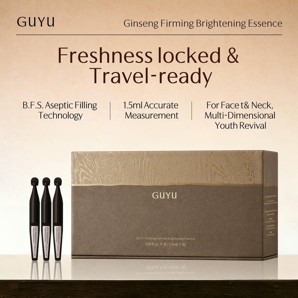 Collagen Ampoule Serum Eye Cream - GUYU Official Imagery - 4