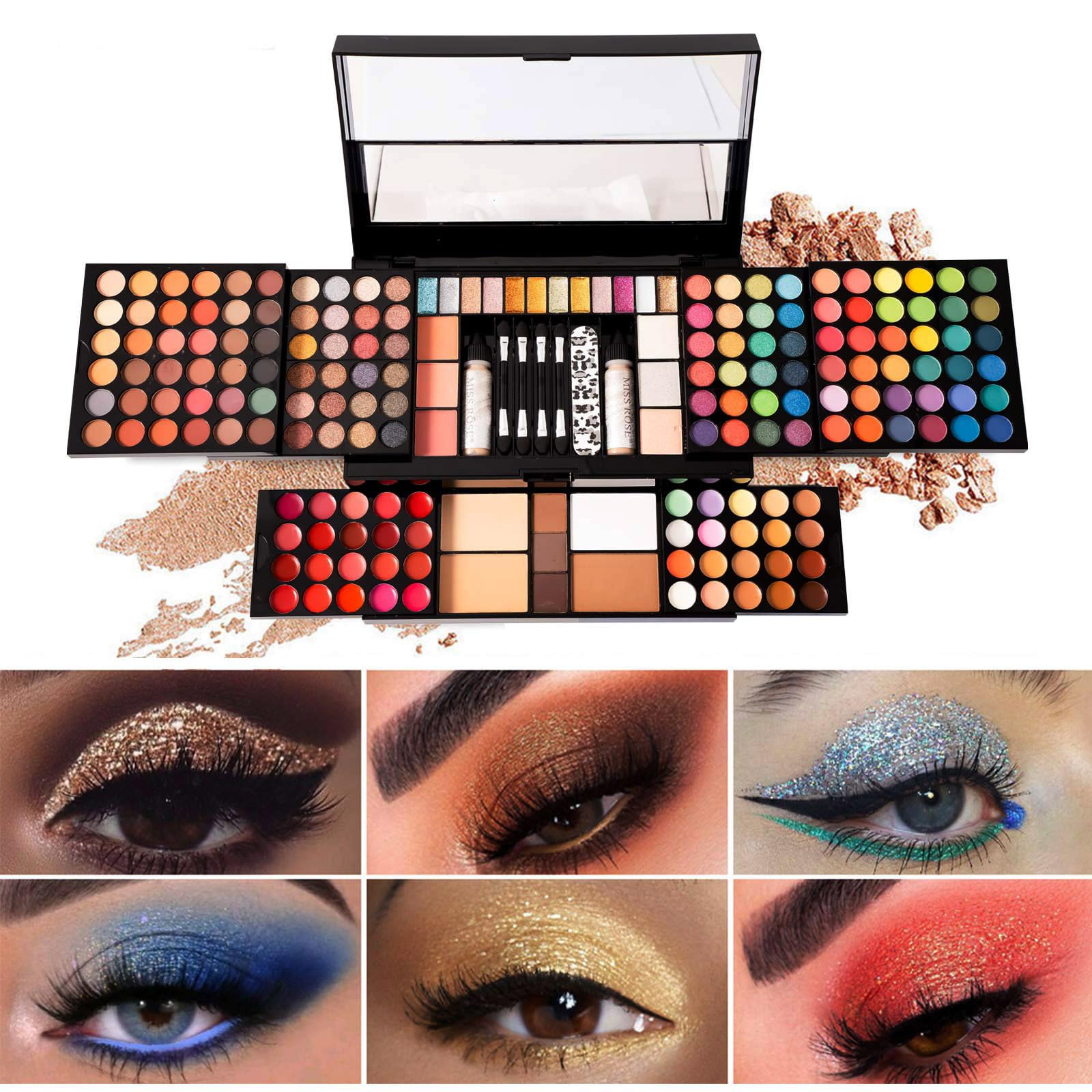 187 Colors Professional Makeup Palette - MISS ROSE M Official Imagery - 8