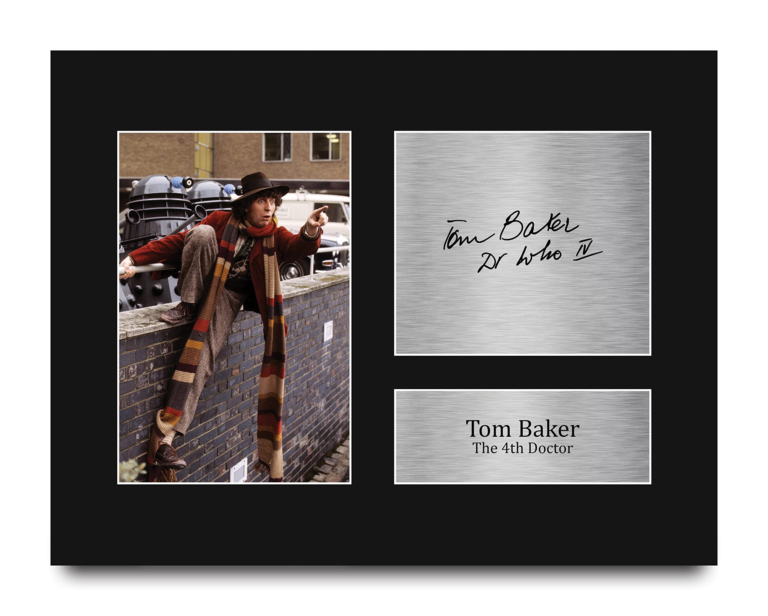 HWC Trading USL Tom Baker Gifts Printed Signed Autograph Picture - Product Imagery