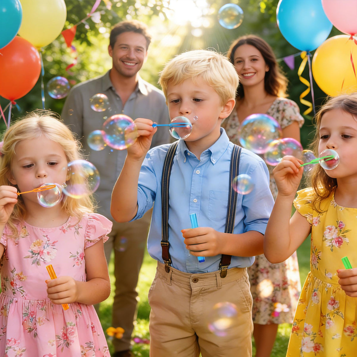 200 Pcs Mini Bubble Wands 10 Colors Circle Party Favors for - Baegzgx Official Imagery - 6