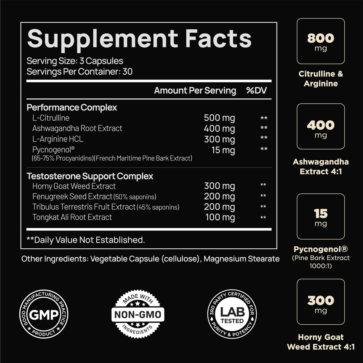2 015mg Testosterone Booster for Men 8X Strength w - TERRA ELMNT Official Imagery - 3