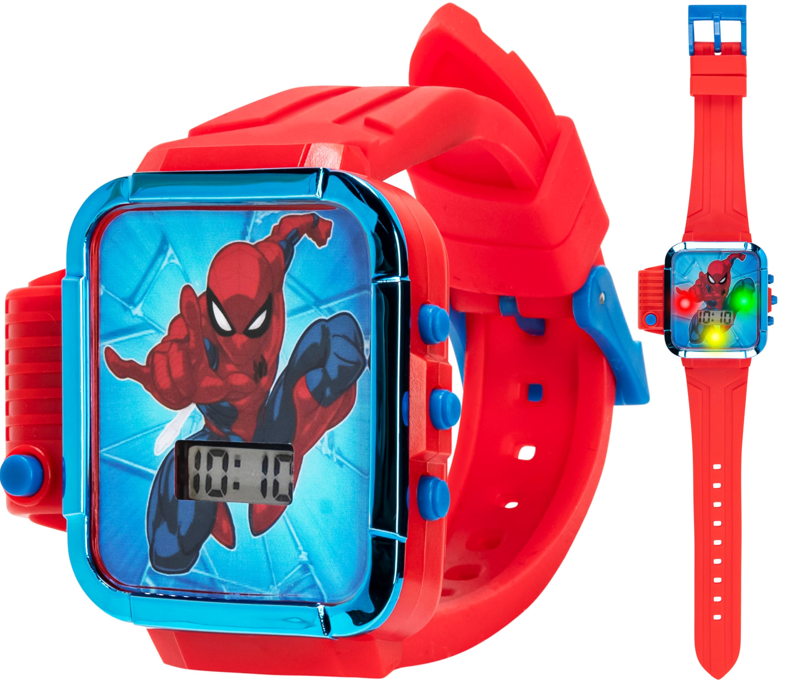 Accutime Marvel Spider-Man Flashlight Watch for Kids – Light-Up Fun wi - View 8