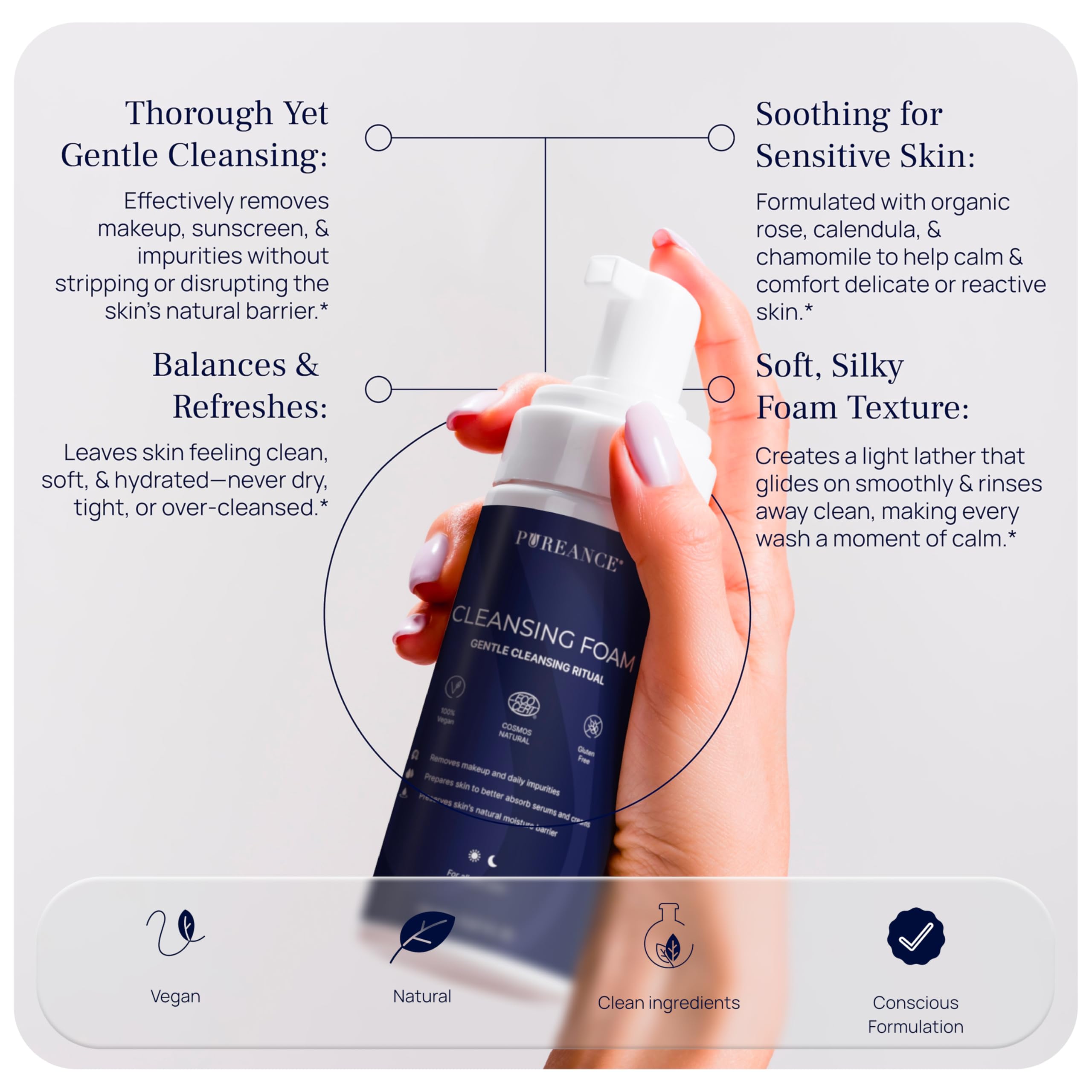 PUREANCE Cleansing Foam - PUREANCE