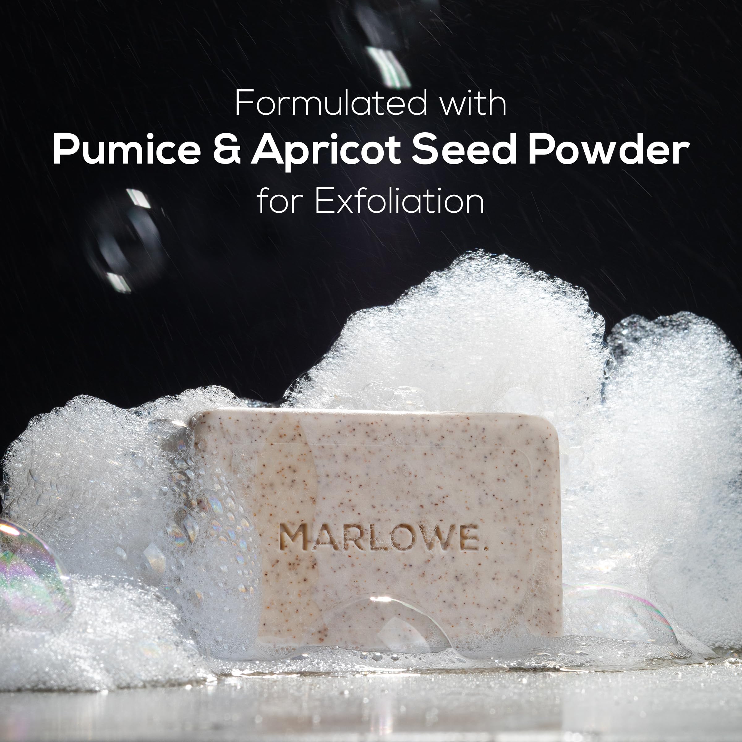 MARLOWE. Body Scrub Soap, Exfoliating Soap Bar, Santal - MARLOWE. Official Product View 4