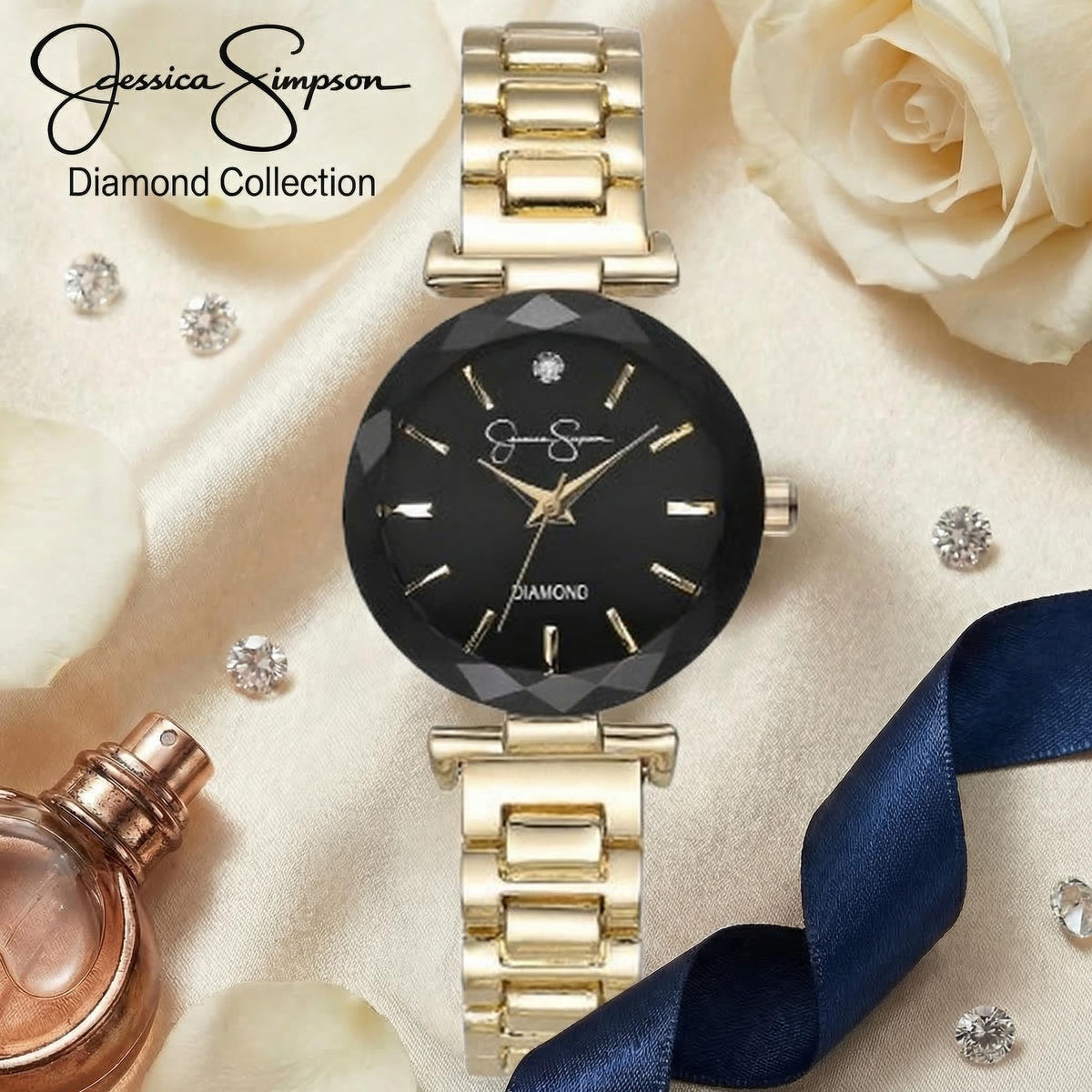 Jessica Simpson Diamond Collection Women s Watch Classic - Jessica Simpson Official Imagery - 5
