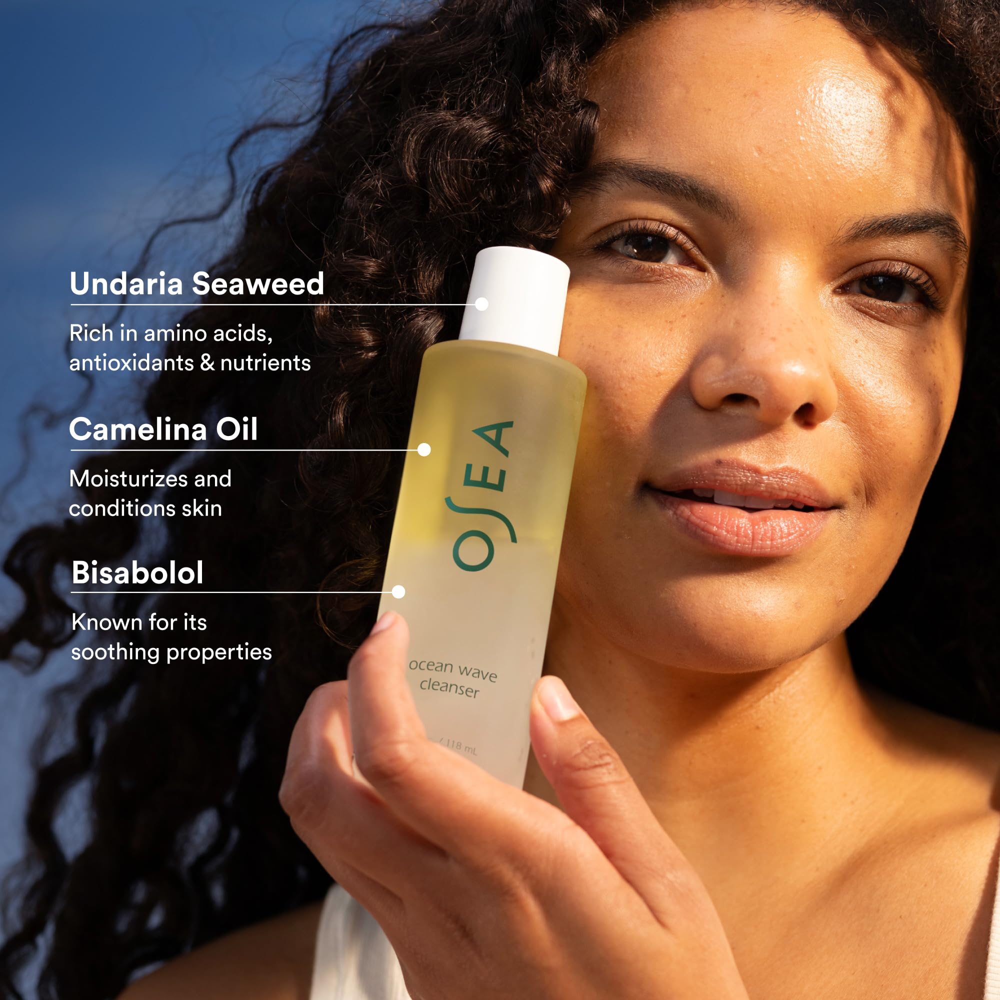 OSEA Ocean Wave Cleanser, Bi - Phase Cleansing Oil & 4 fl oz - OSEA Official Product View 3