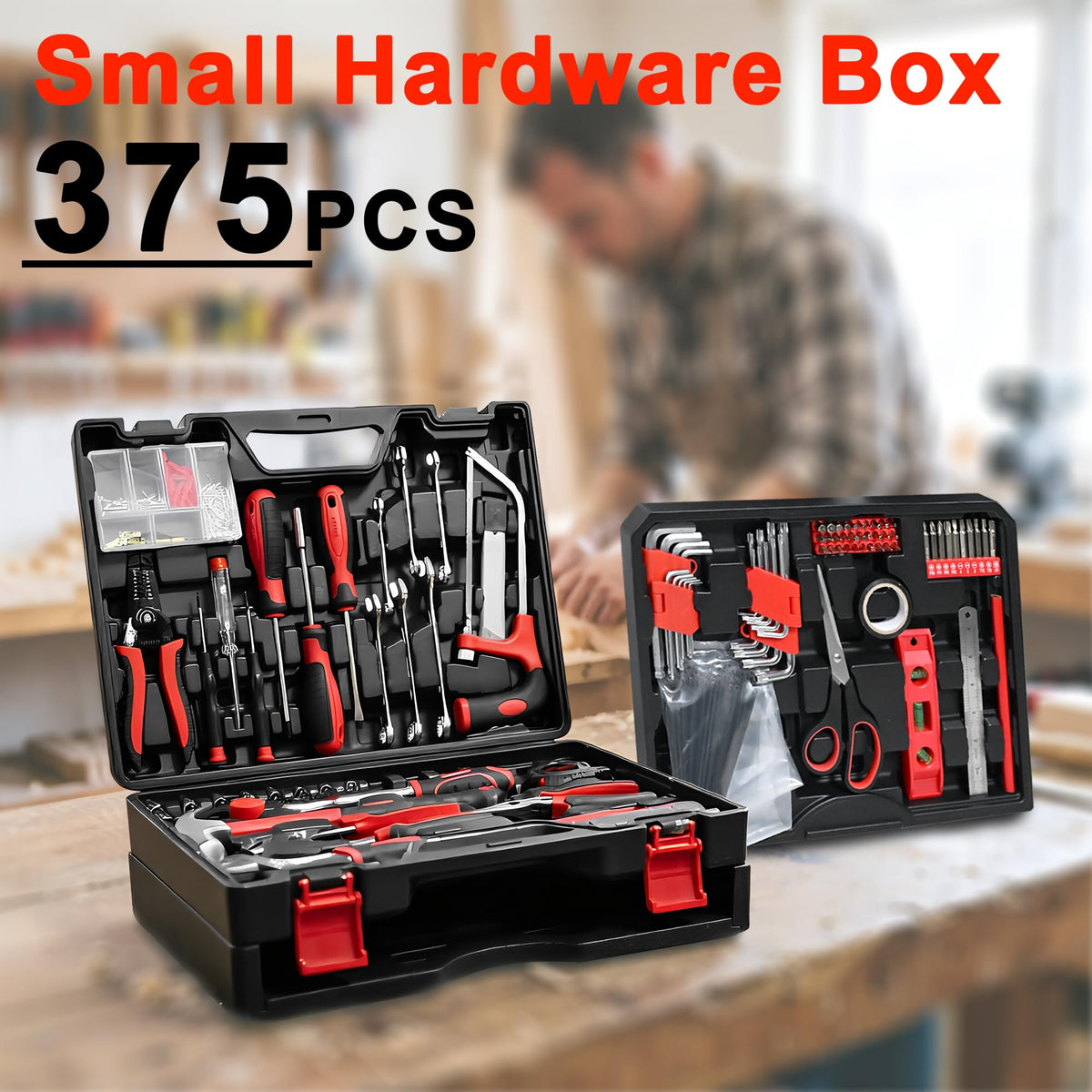 578pc Basic Tool Kit For Home Home Tool Kit Multi Tool Set - NEBICALS Official Imagery - 6
