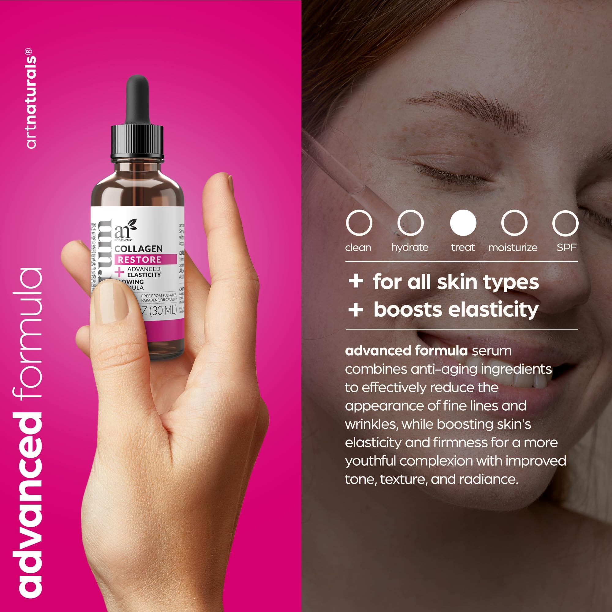 ArtNaturals Collagen Booster Face Serum - Artnaturals Official Product View 3