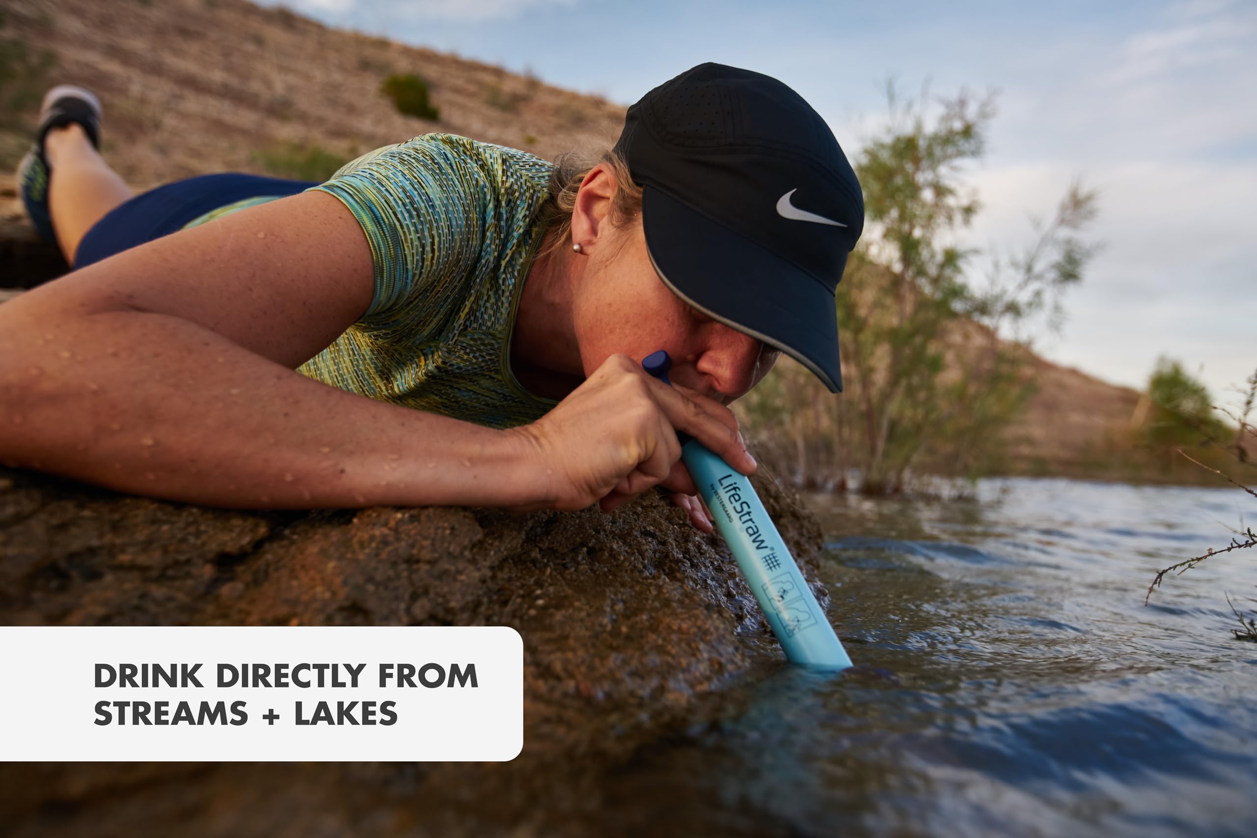 LifeStraw Personal Water Filter for Hiking, Travel and Emergency, by LifeStraw - Angle View 6