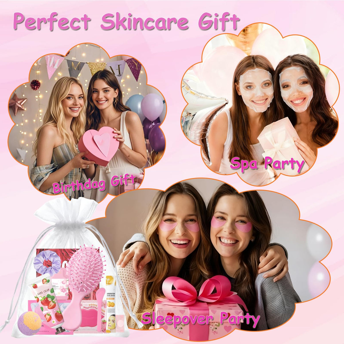 130 PCS Spa Party Supplies for Women Include Face Masks - UYJ, Official Imagery - 8