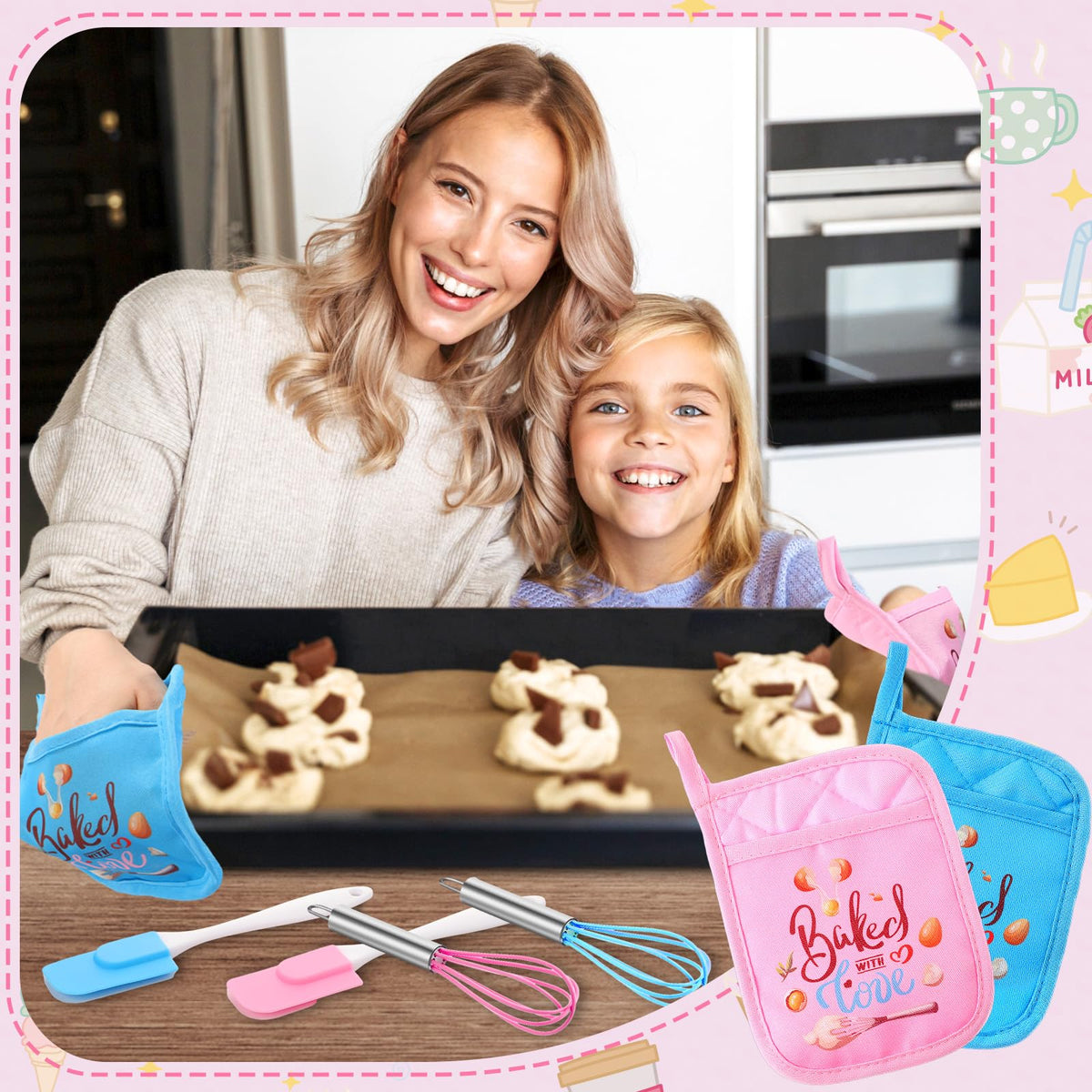 RoundFunny 24 Pcs Cooking Party Favor for Kid Mini Baking - RoundFunny Official Imagery - 7