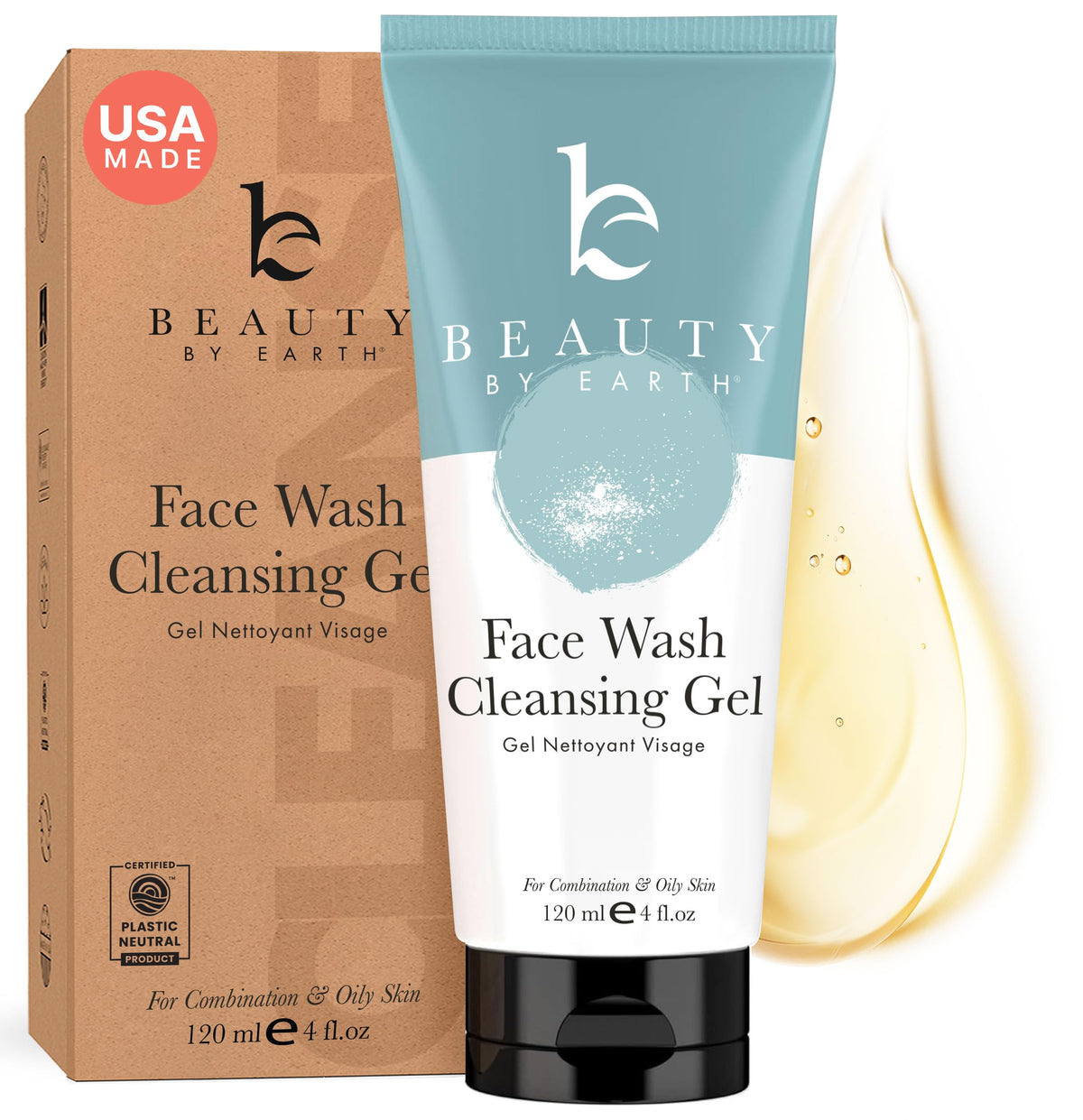 Face Wash Gel - Beauty by Earth Official Product Imagery - 2