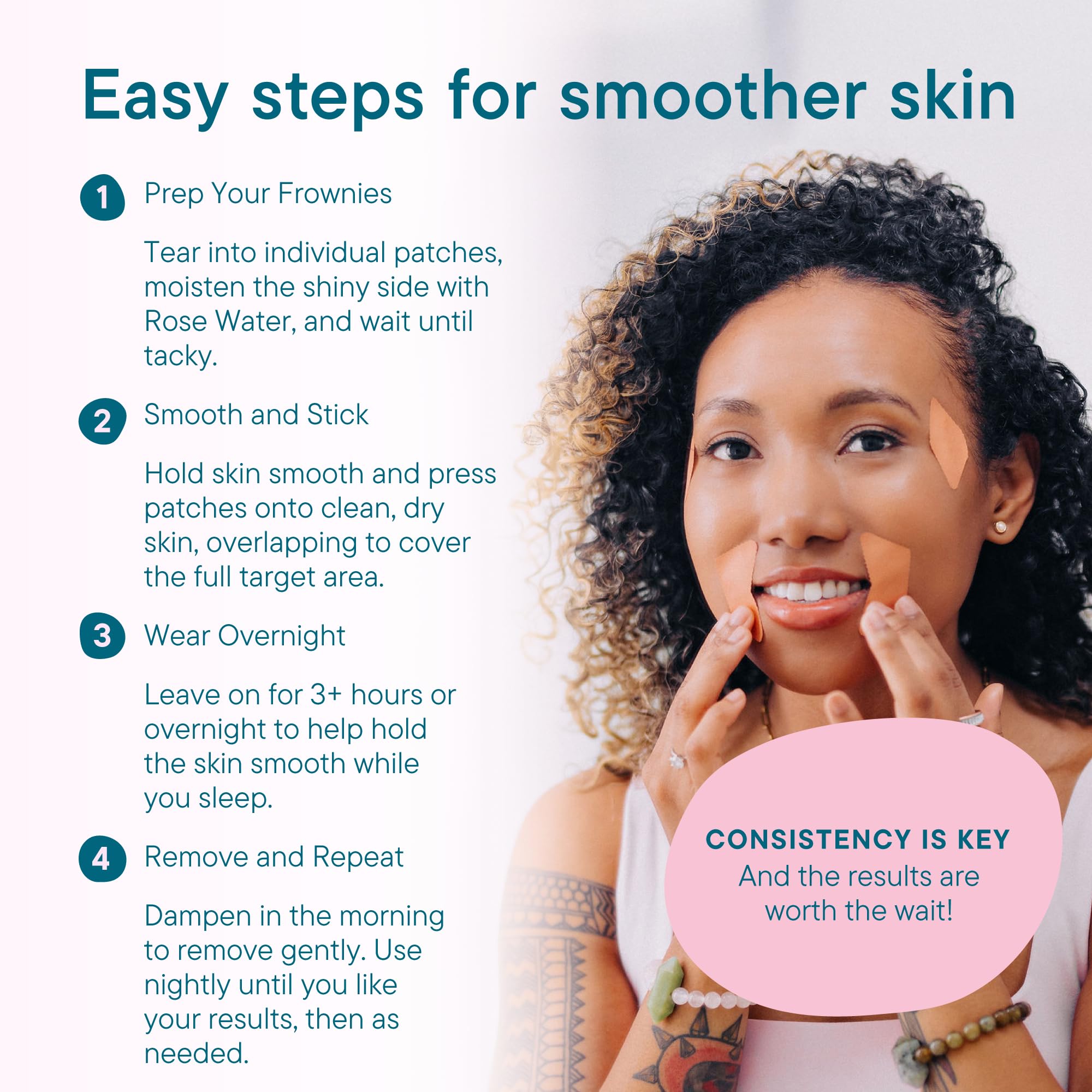 Frownies Wrinkle Patch Bundle, Forehead + Eyes & Mouth - Frownies Official Product View 5