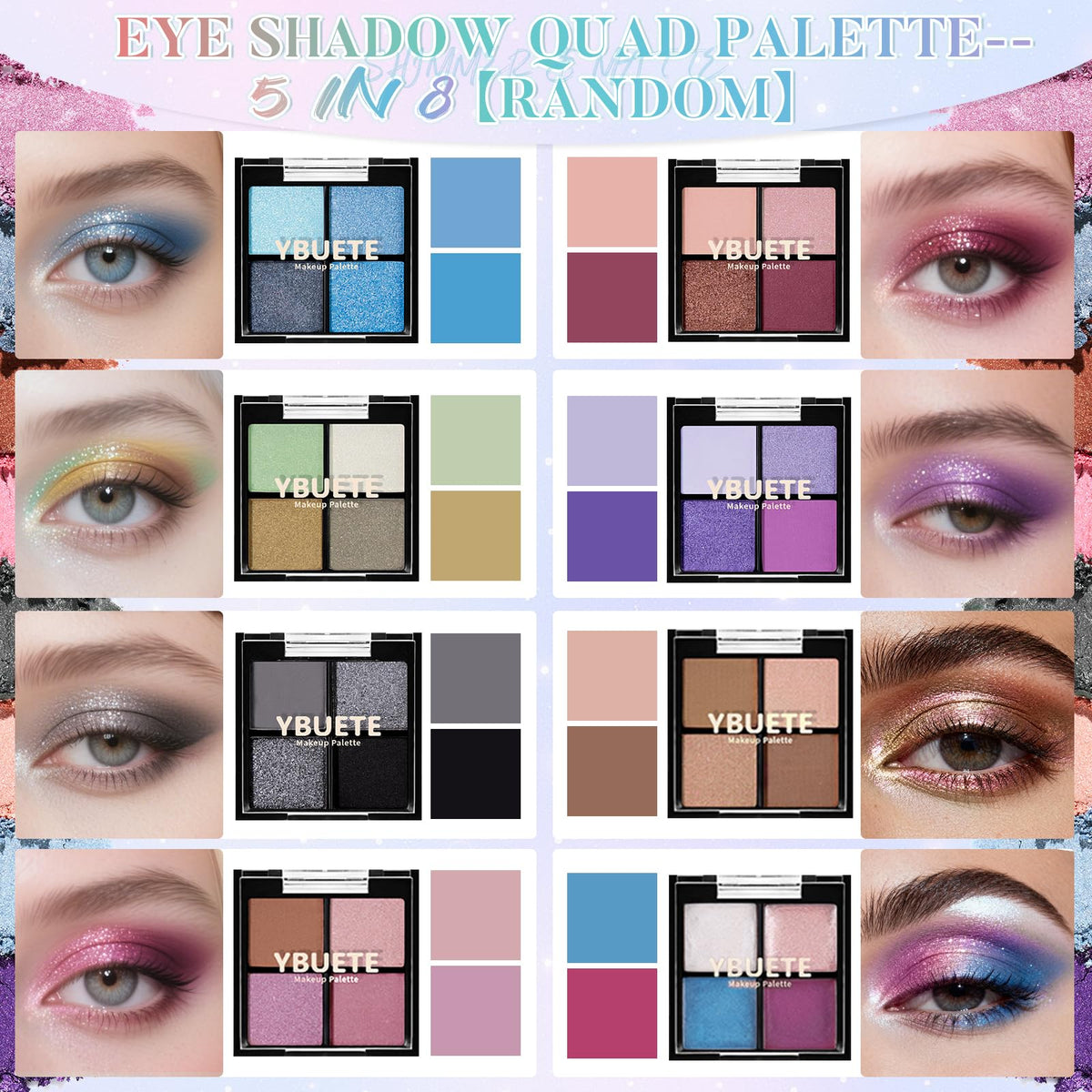 YBUETE Beginner Makeup Set for Teen Girl Women Makeup - YBUETE Official Imagery - 4