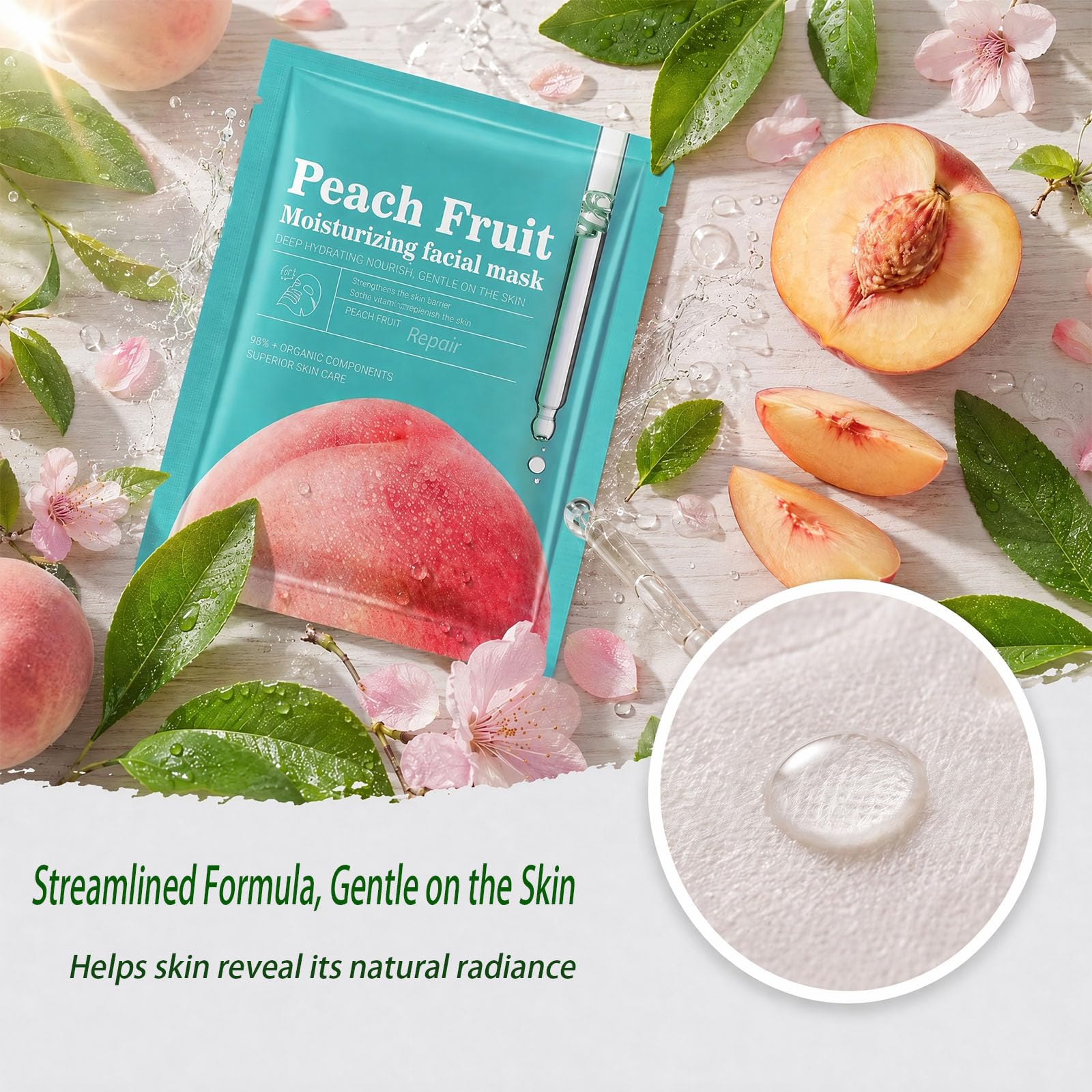 Beauty Bar 30 Pack Fruits and Plants Face Masks Skincare for - Beauty Bar