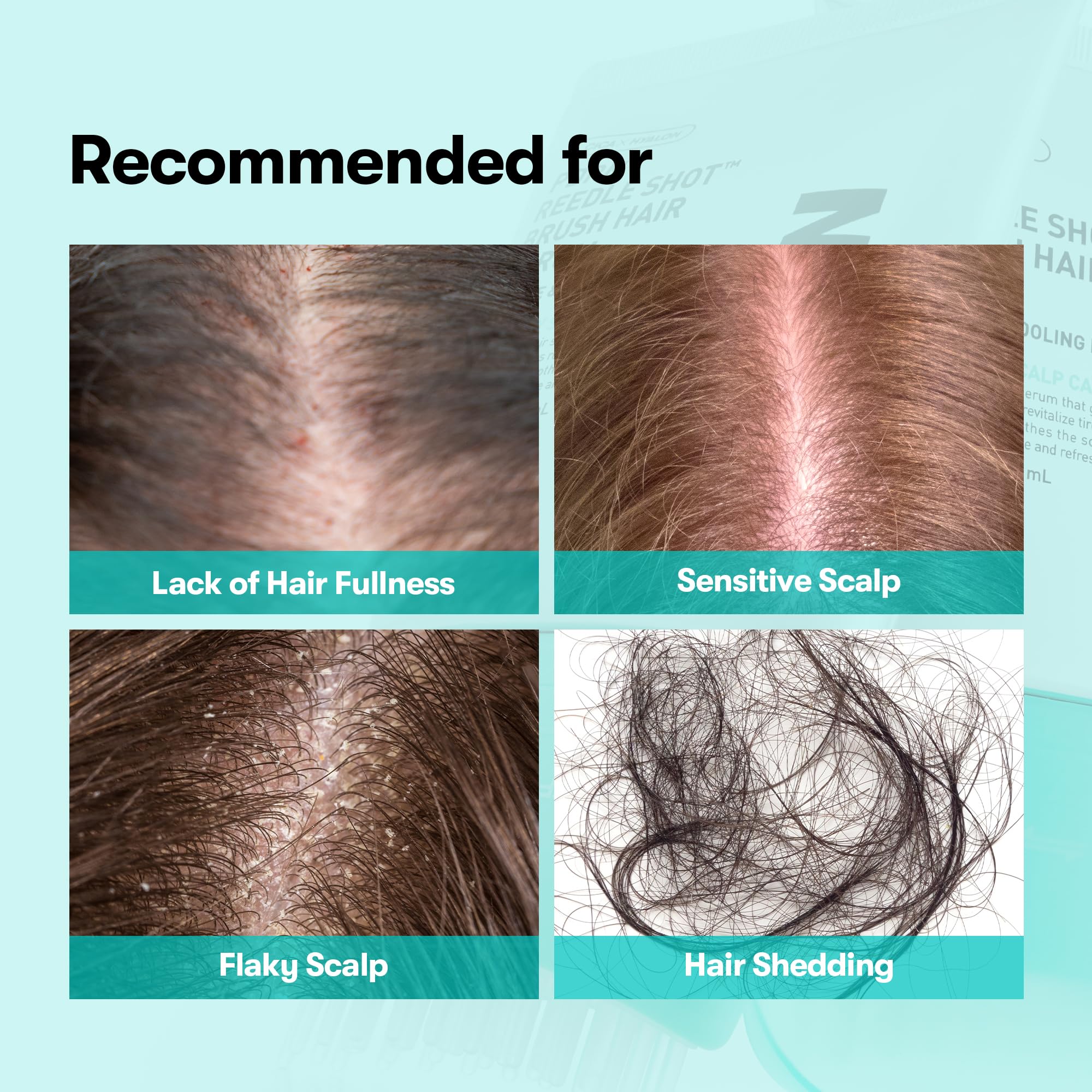 VT COSMETICS PDRN Reedle Shot Brush Hair Serum Cooling - VT COSMETICS Official Imagery - 4