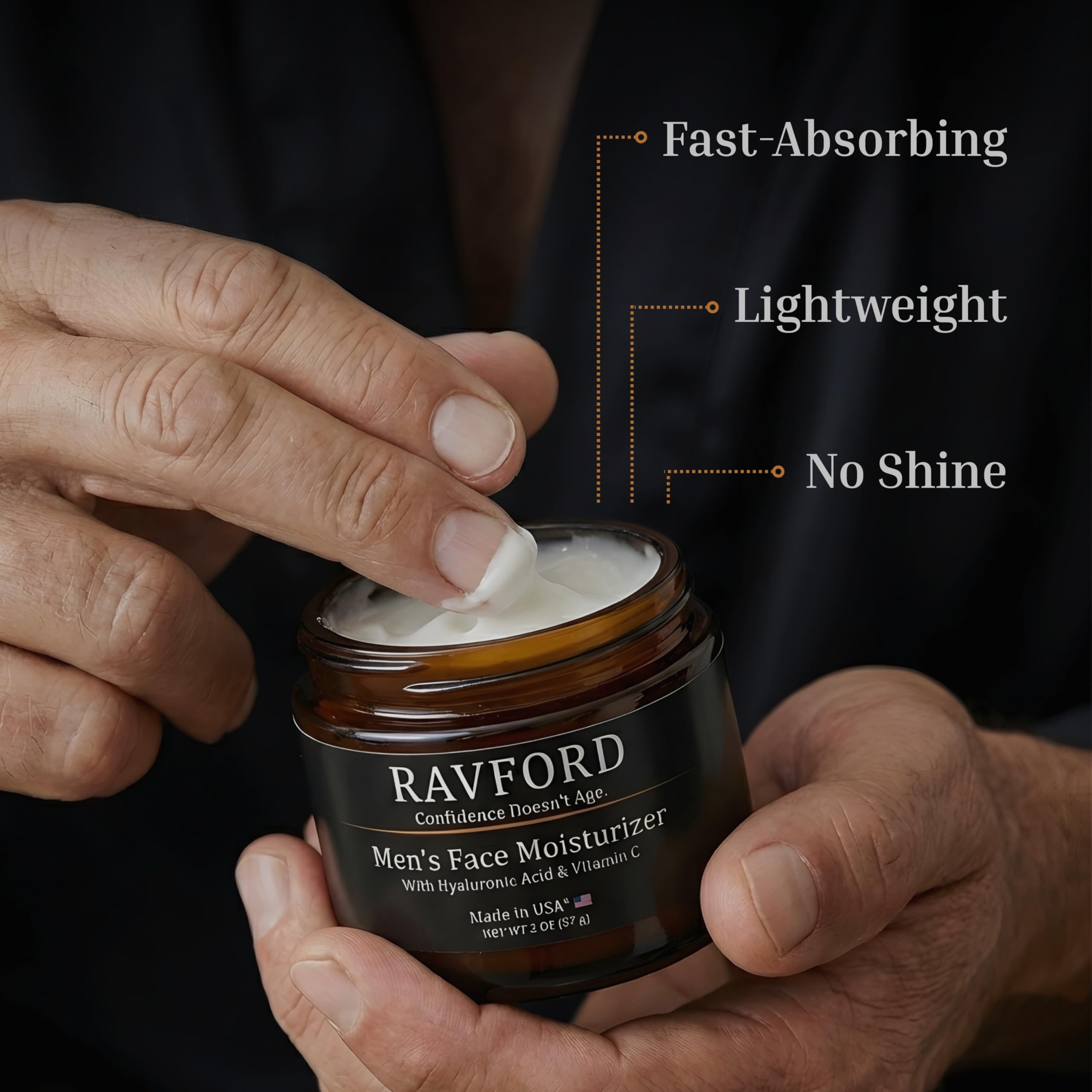 Men s Face Moisturizer Matte Finish Fast Absorbing Non - RAVFORD Official Imagery - 5