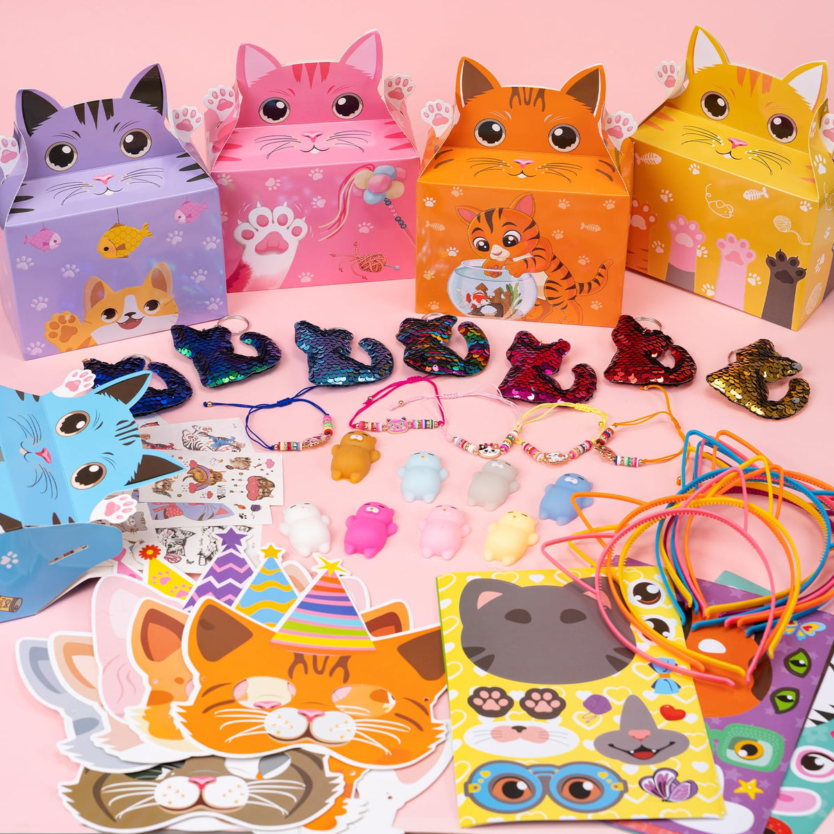 Cat Party Favors for Kids Cute Cat Toys and Birthday Goodie - DMIGHT Official Imagery - 3